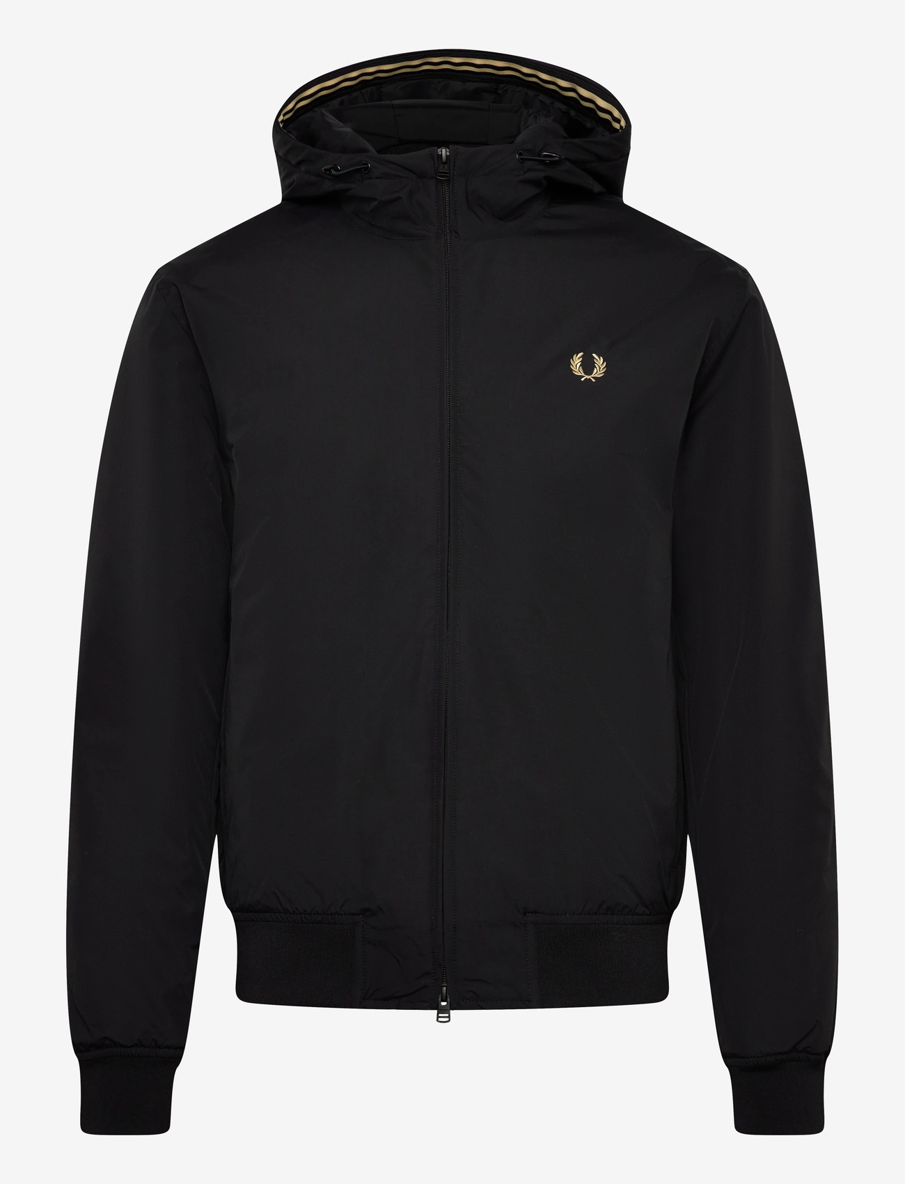 Fred Perry - HOODED BRENTHAM JKT - vinterjackor - black - 0
