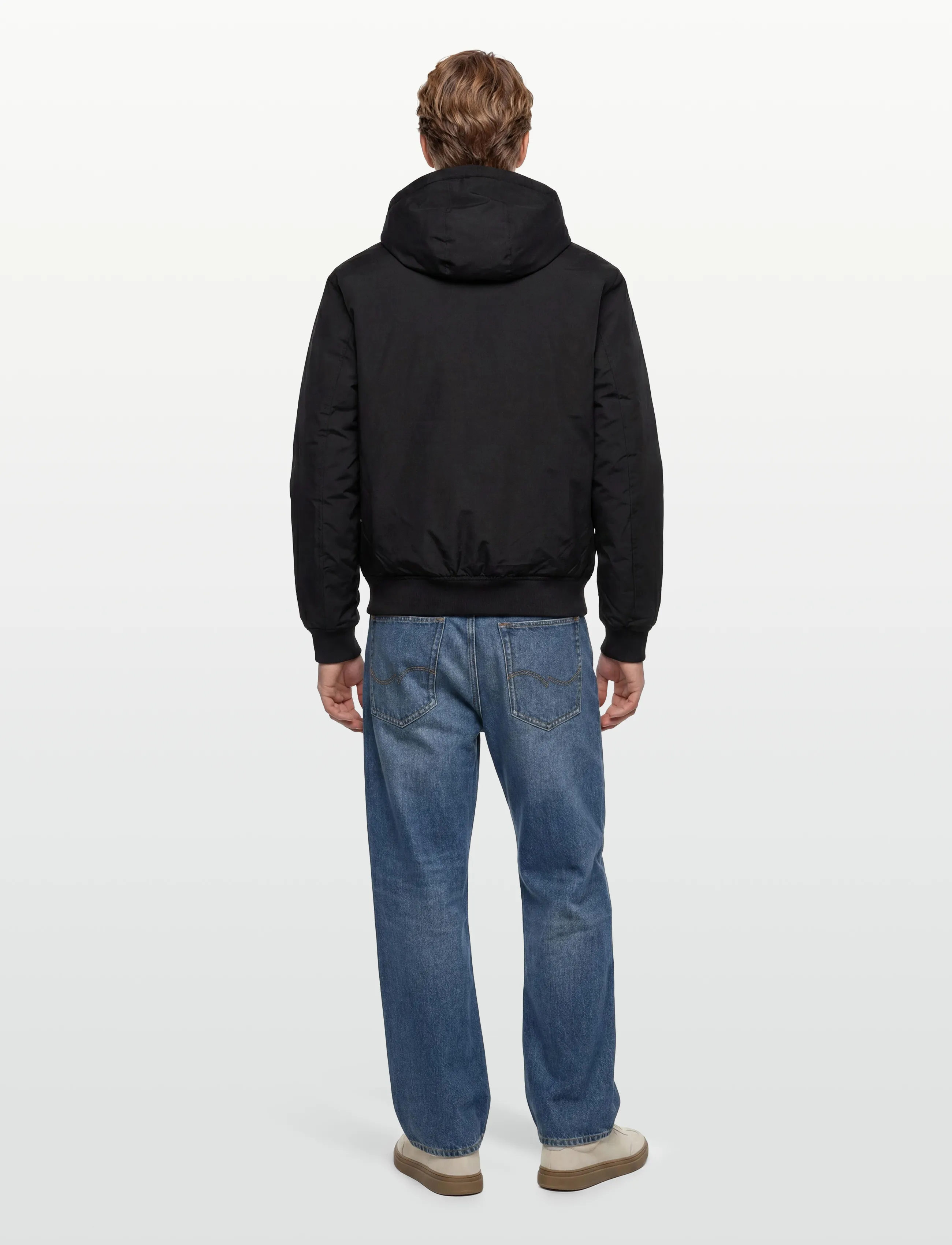 Fred Perry - HOODED BRENTHAM JACKET - dunjackor - black - 4