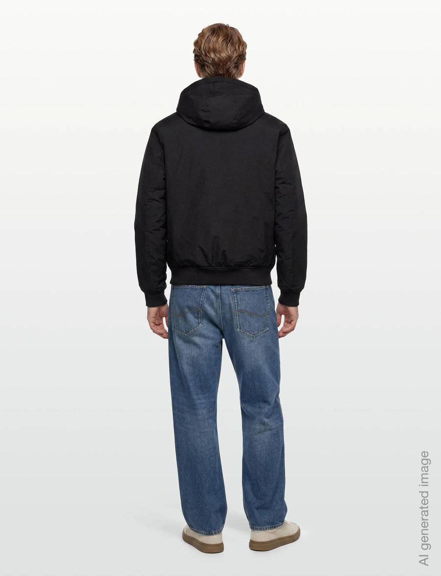 Fred Perry - HOODED BRENTHAM JACKET - dunjackor - black - 4