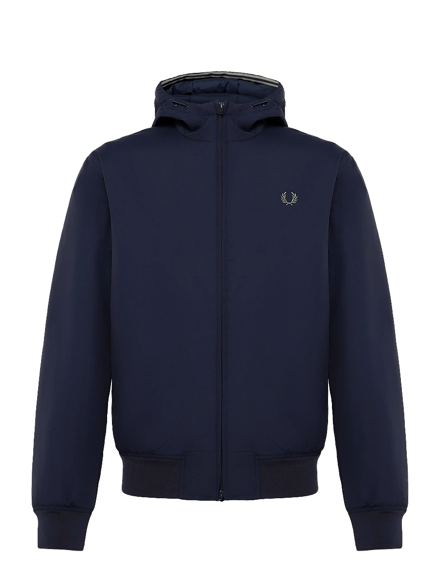 Fred Perry - HOODED BRENTHAM JACKET - daunenjacken - dark airforce - 0