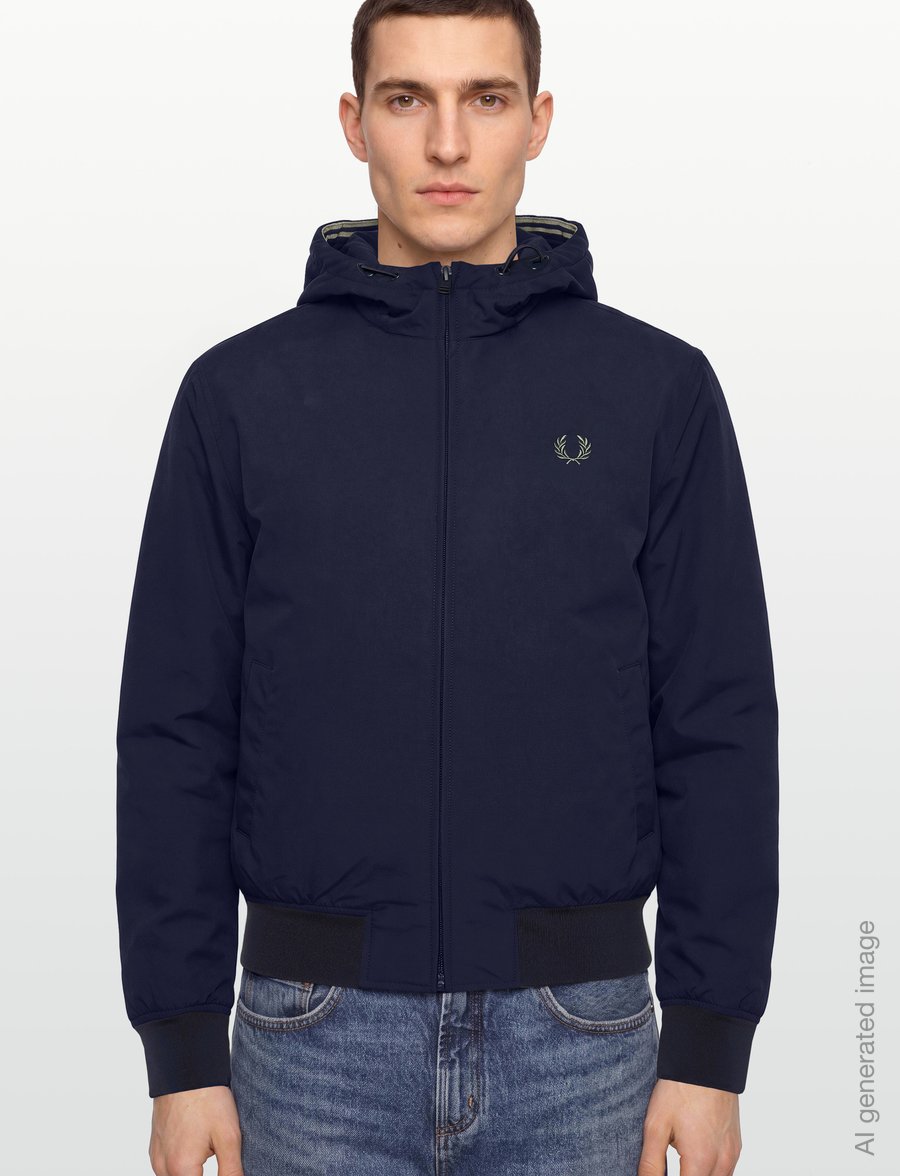 Fred Perry - HOODED BRENTHAM JACKET - winterjassen - dark airforce - 3