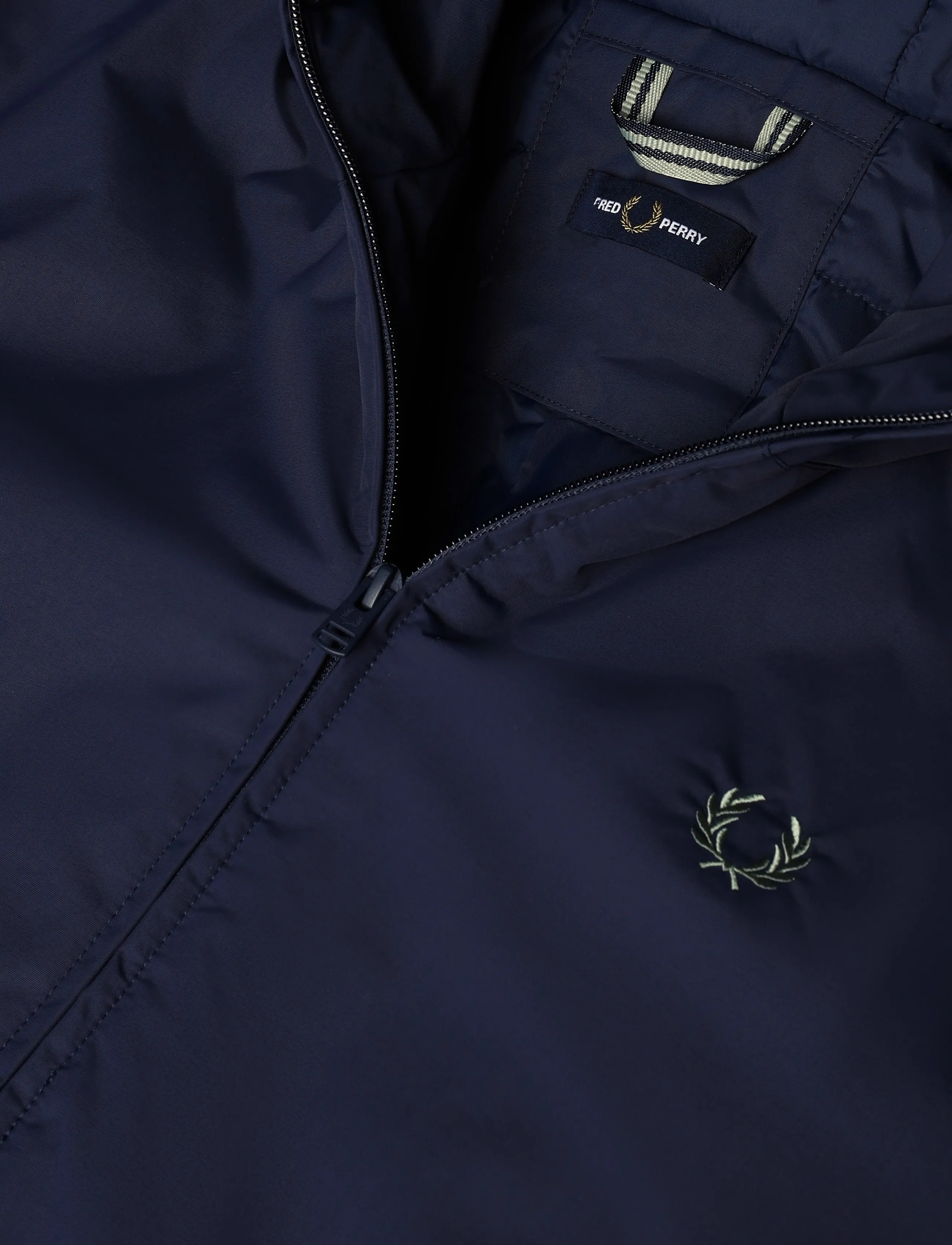 Fred Perry - HOODED BRENTHAM JACKET - sulejoped - dark airforce - 2