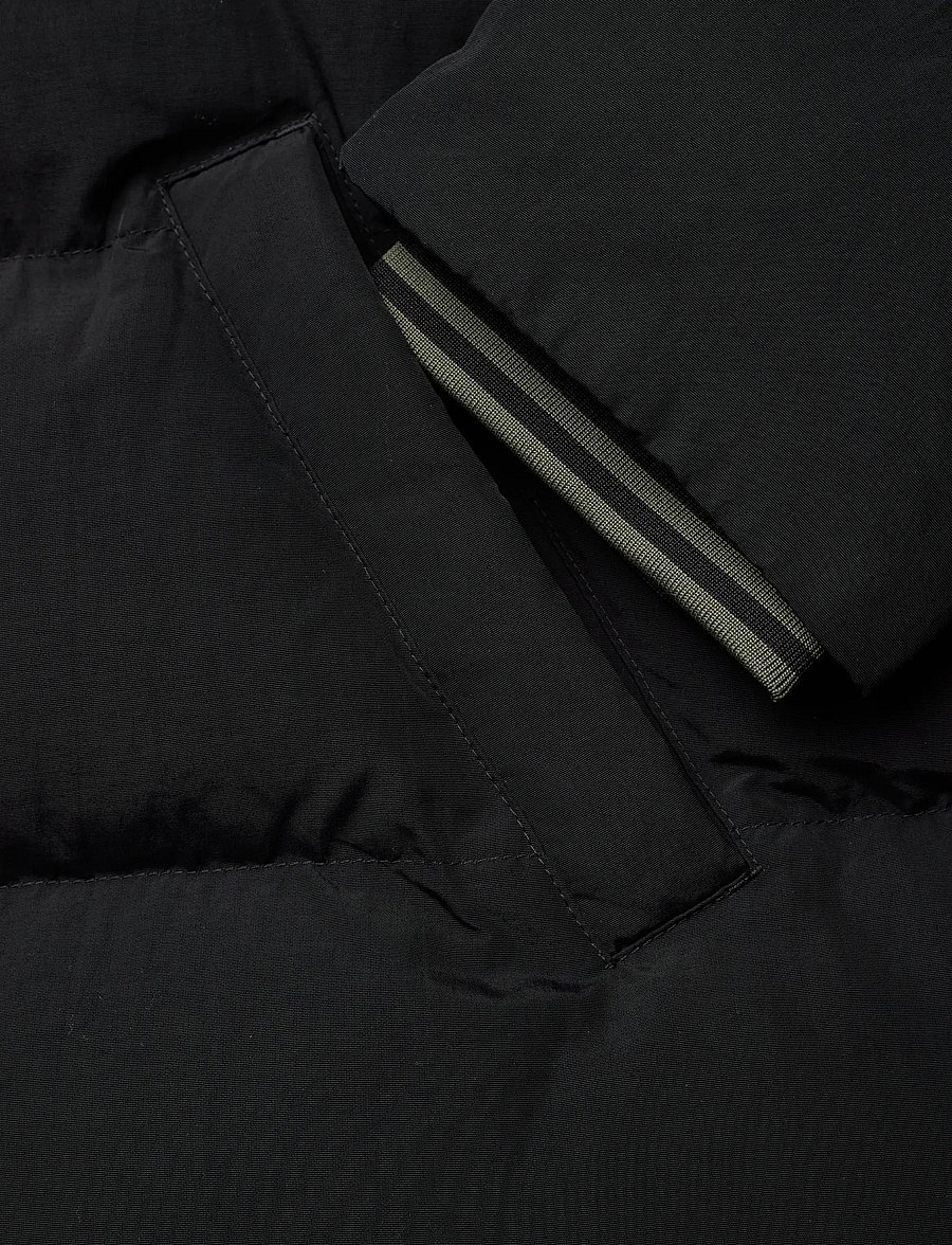 Fred Perry - RAGLAN SLEEVE PADDED JACKET - daunenjacken - black - 3