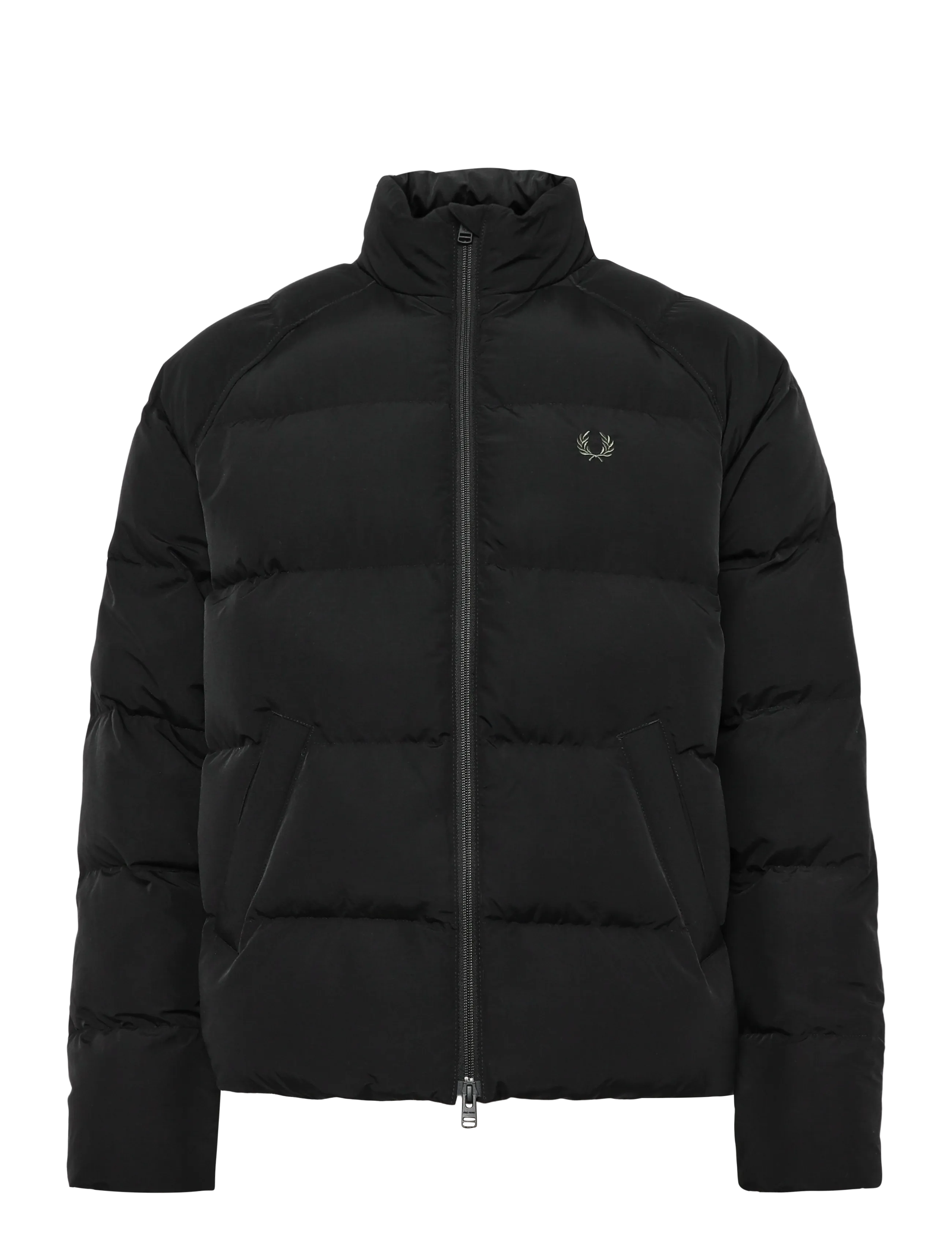 Fred Perry - RAGLAN SLEEVE PADDED JACKET - dunjakker - black - 1