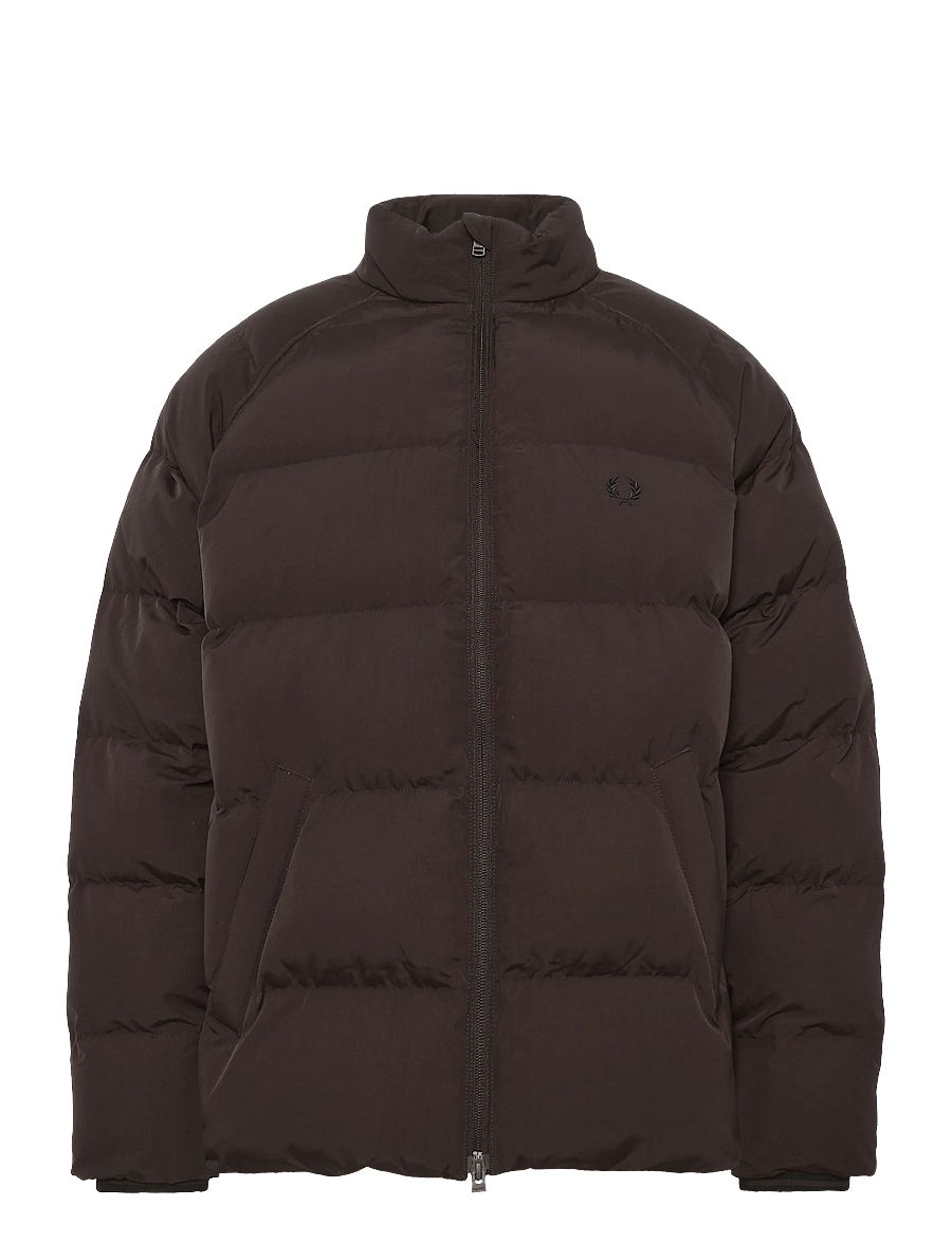 Fred Perry - RAGLAN SLEEVE PADDED JACKET - dunjakker - rich brown - 1