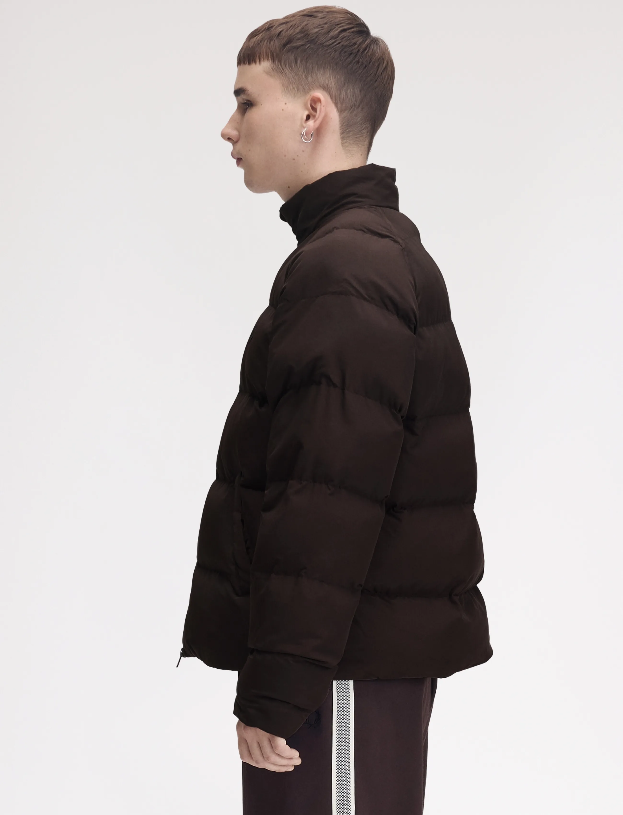 Fred Perry - RAGLAN SLEEVE PADDED JACKET - dunjakker - rich brown - 3