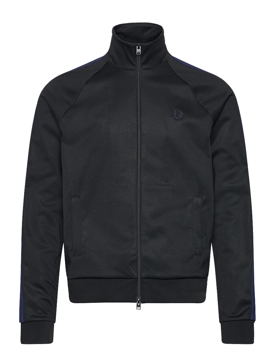 Fred Perry - MESH TAPED TRACK JKT - hettupeysur - black - 0