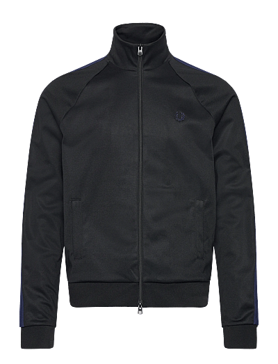 Fred Perry MESH TAPED TRACK JKT - Fred Perry - BLACK / black