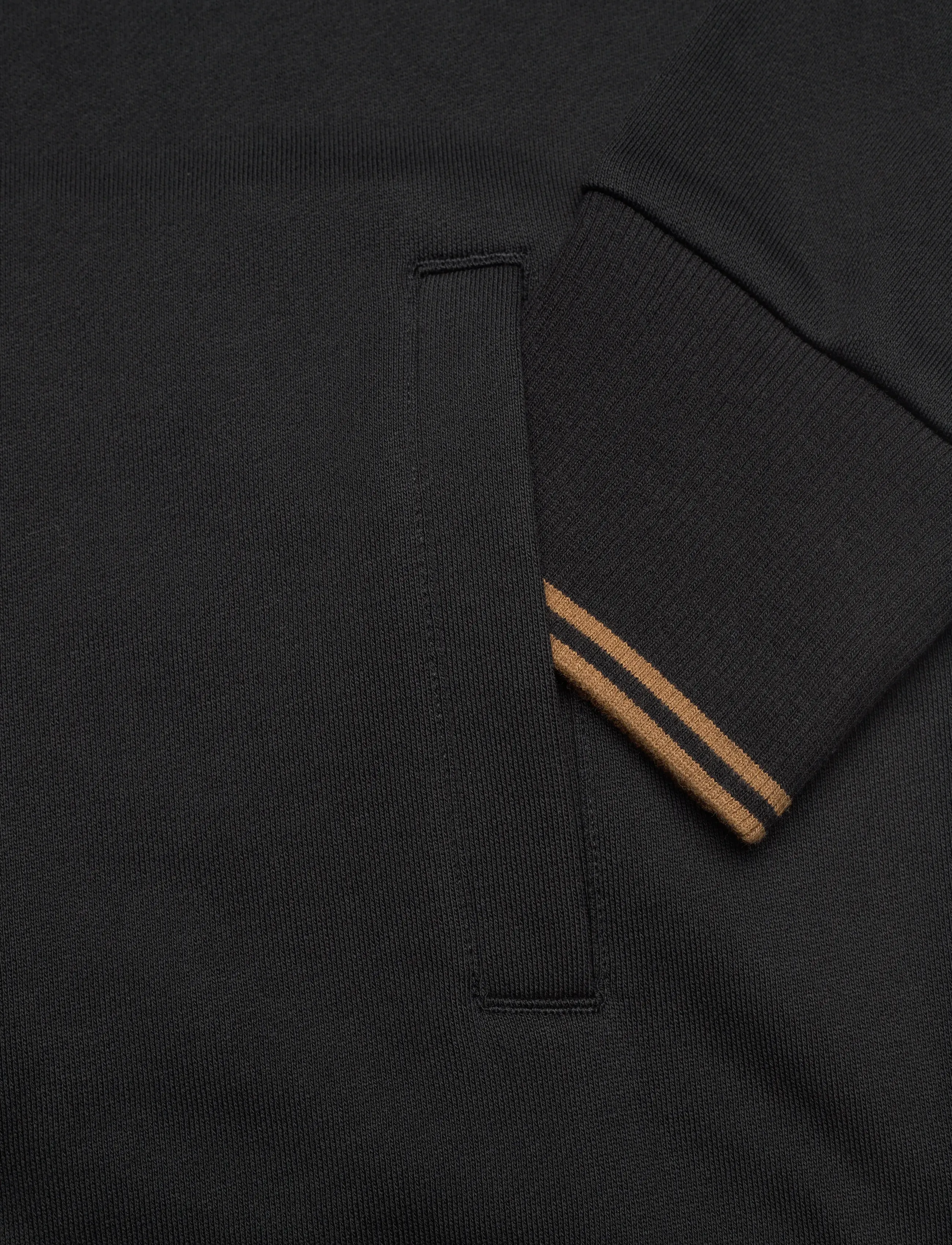 Fred Perry - ZIP THROUGH SWEATSHIRT - svetarit - black - 3
