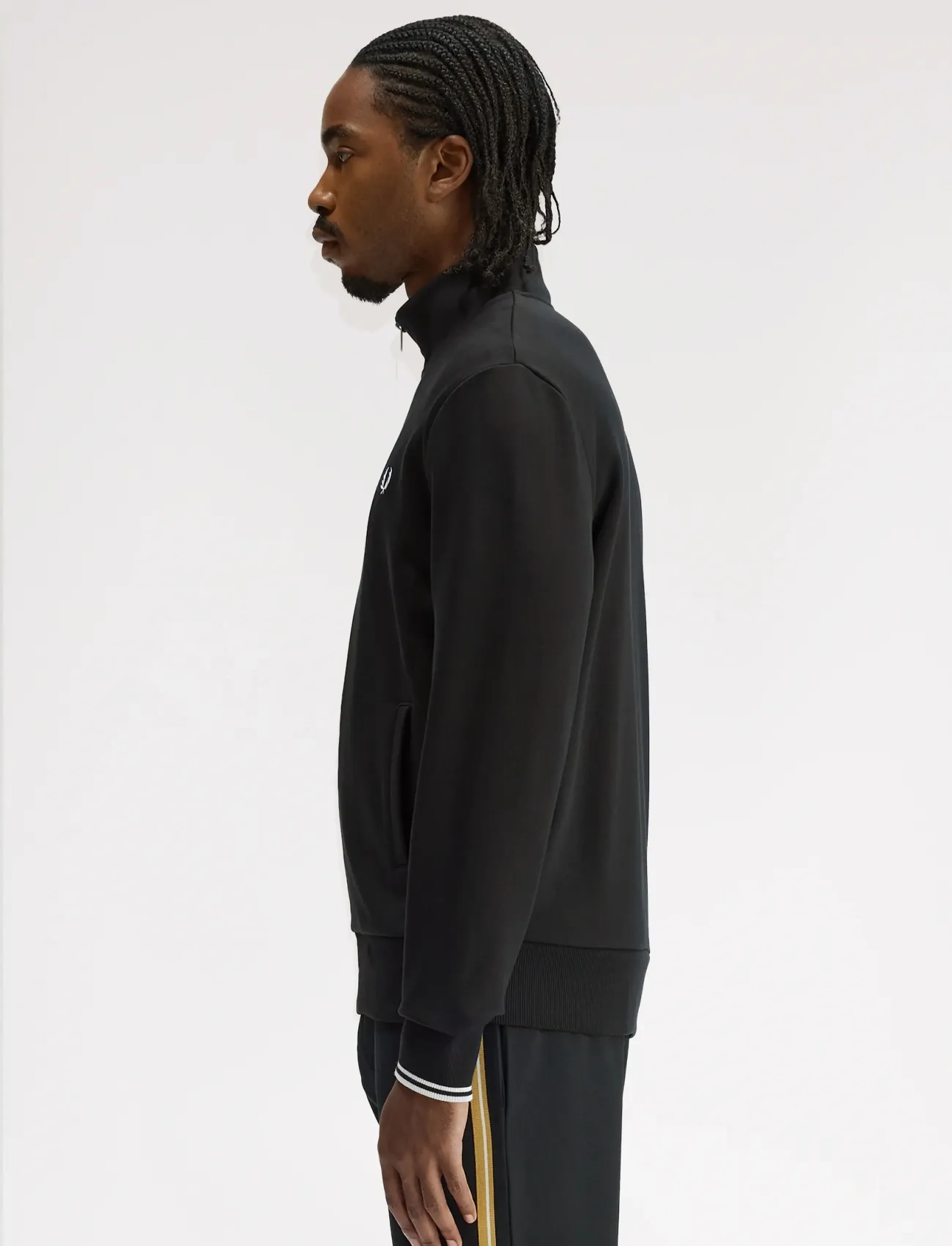 Fred Perry - ZIP THROUGH SWEATSHIRT - gimtadienio dovanos - black - 3