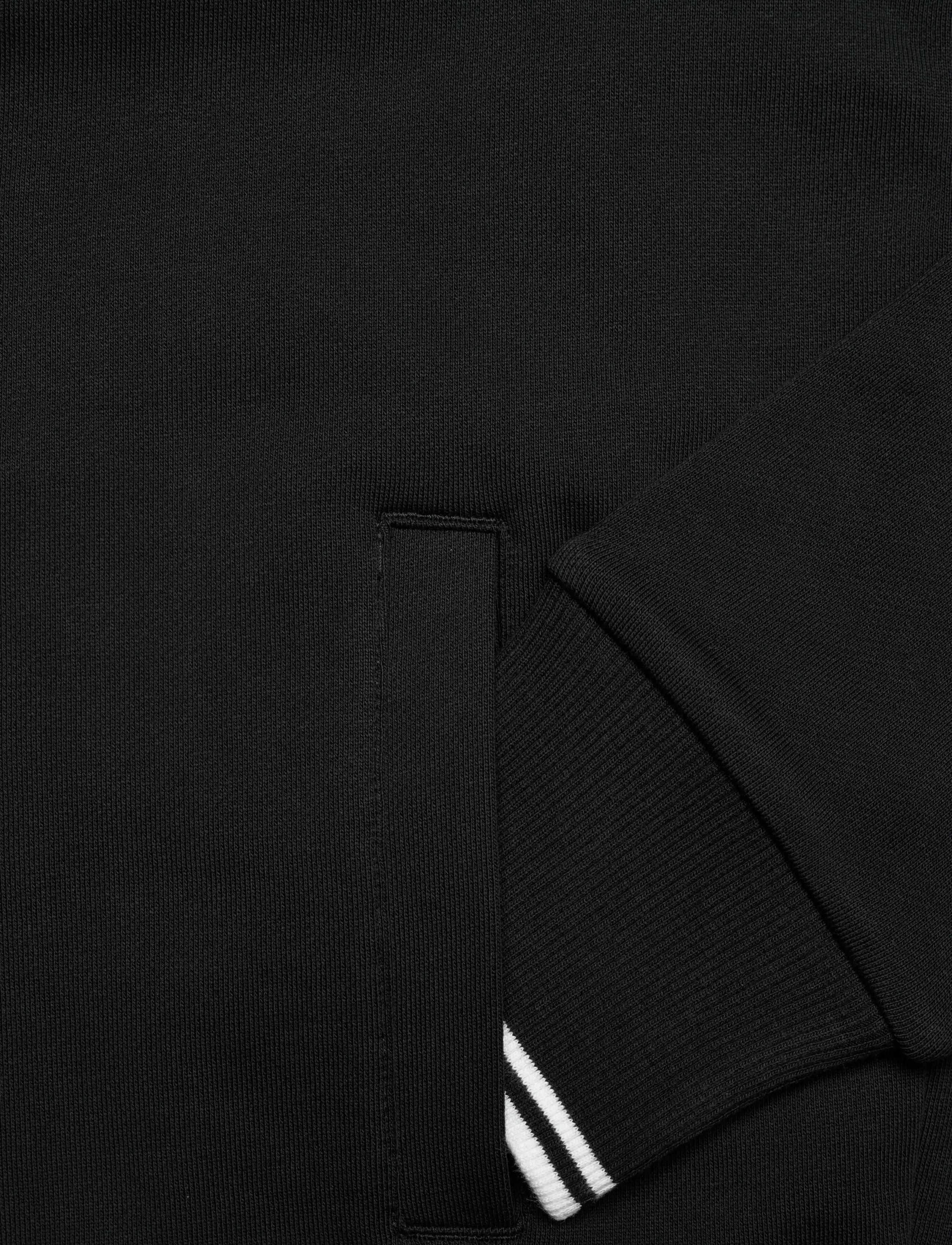 Fred Perry - ZIP THROUGH SWEATSHIRT - gimtadienio dovanos - black - 5