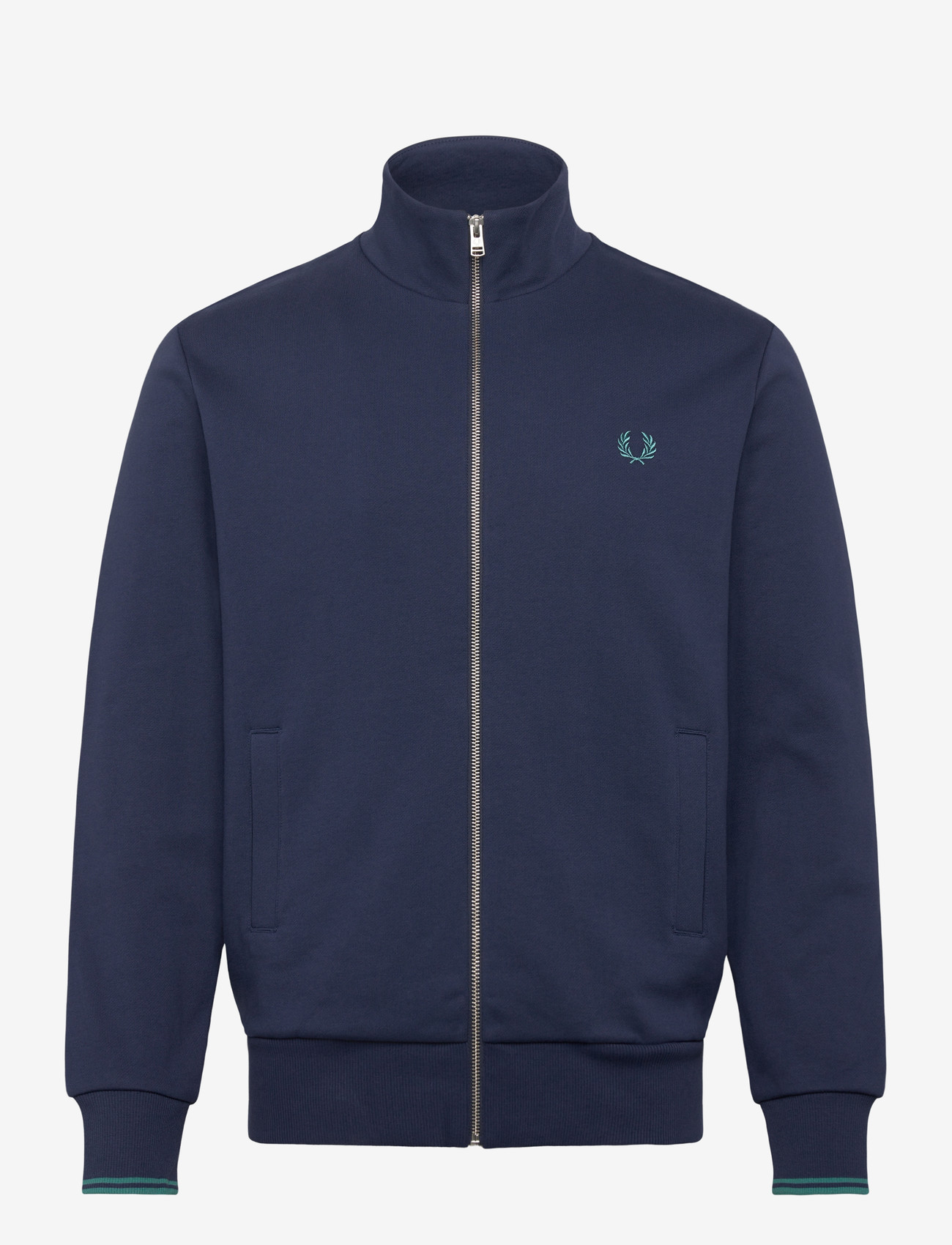 Fred Perry - ZIP THROUGH SWEATSHIRT - shoppa efter tillfälle - tennis blue - 1