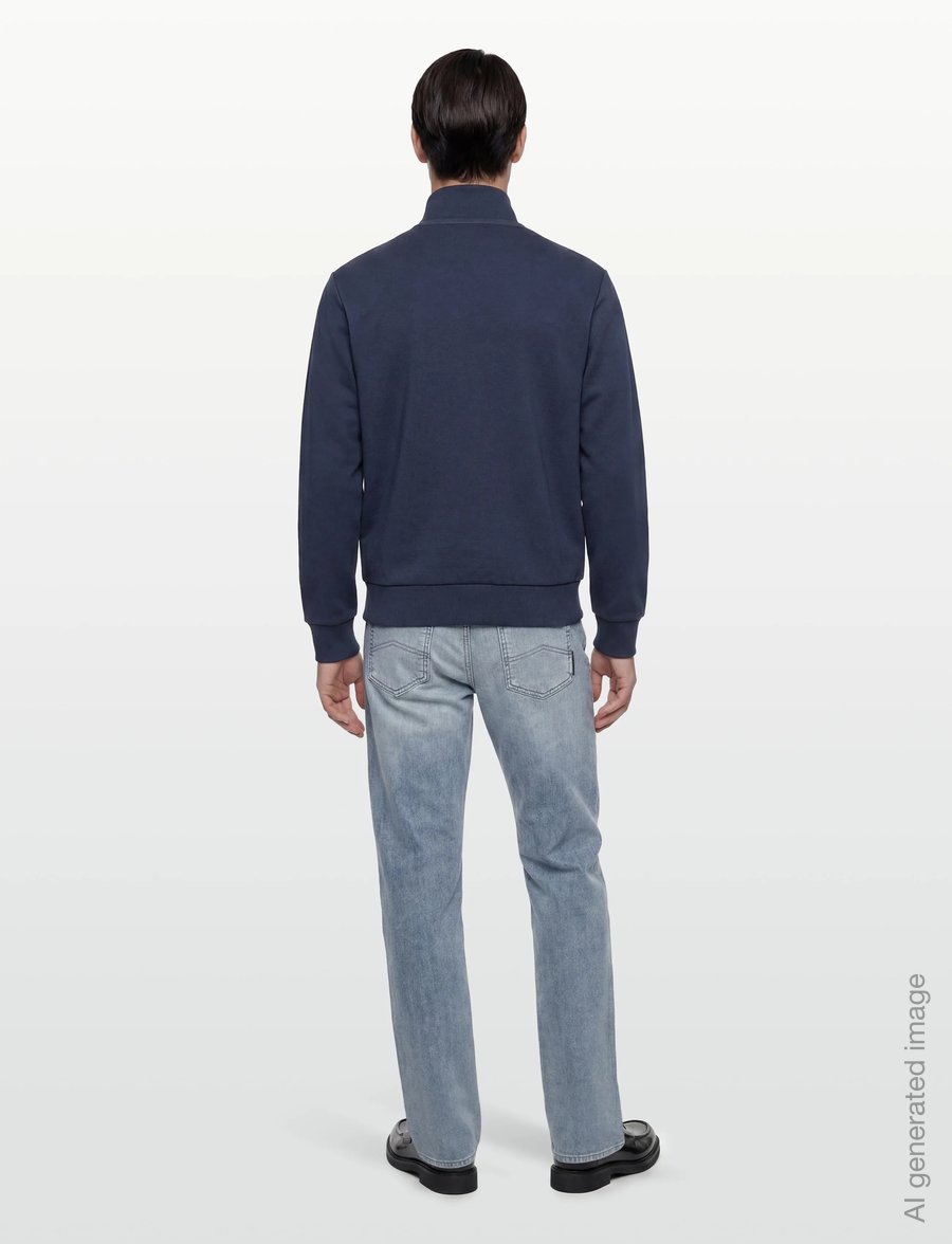 Fred Perry - ZIP THROUGH SWEATSHIRT - sweatshirts - tennis blue - 4