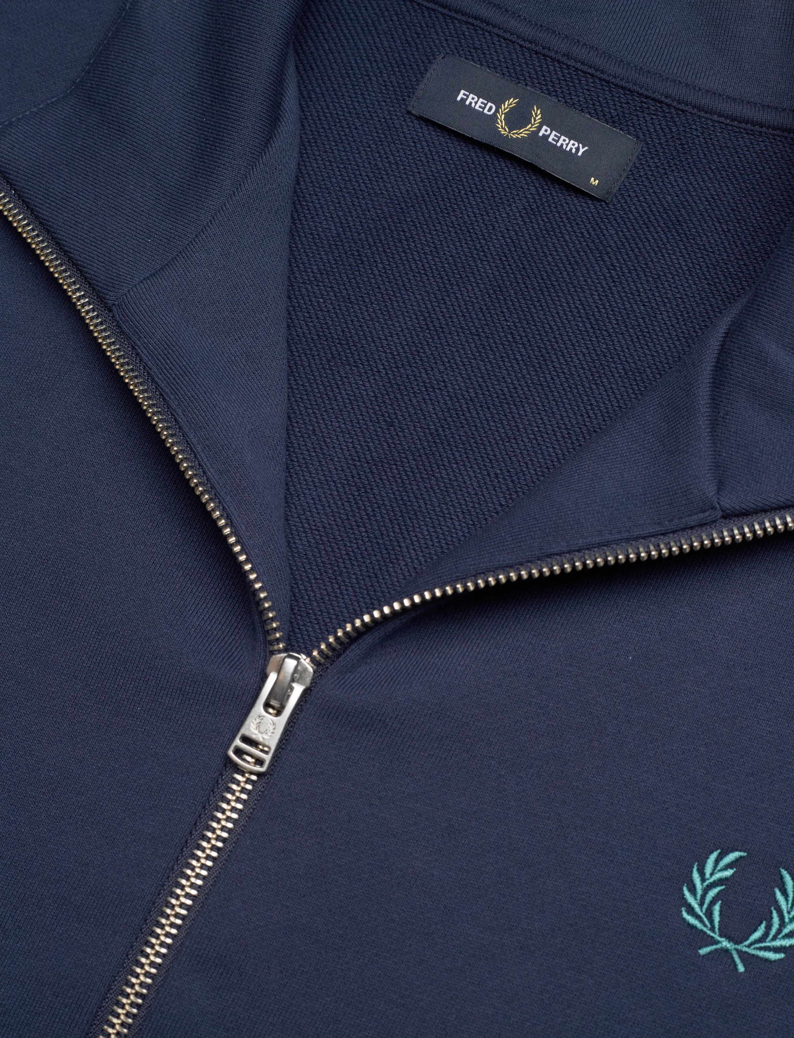 Fred Perry - ZIP THROUGH SWEATSHIRT - sweatshirts - tennis blue - 5