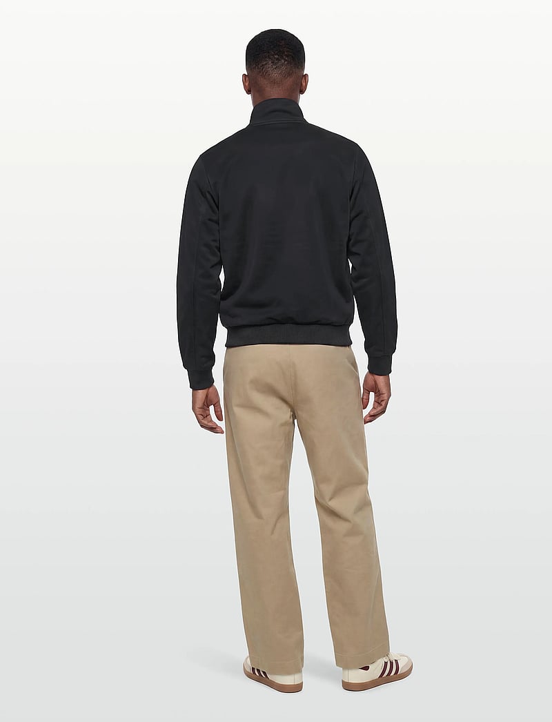 Fred Perry - KNITTED FRONT TRACK JACKET - nach anlass kaufen - black - 4