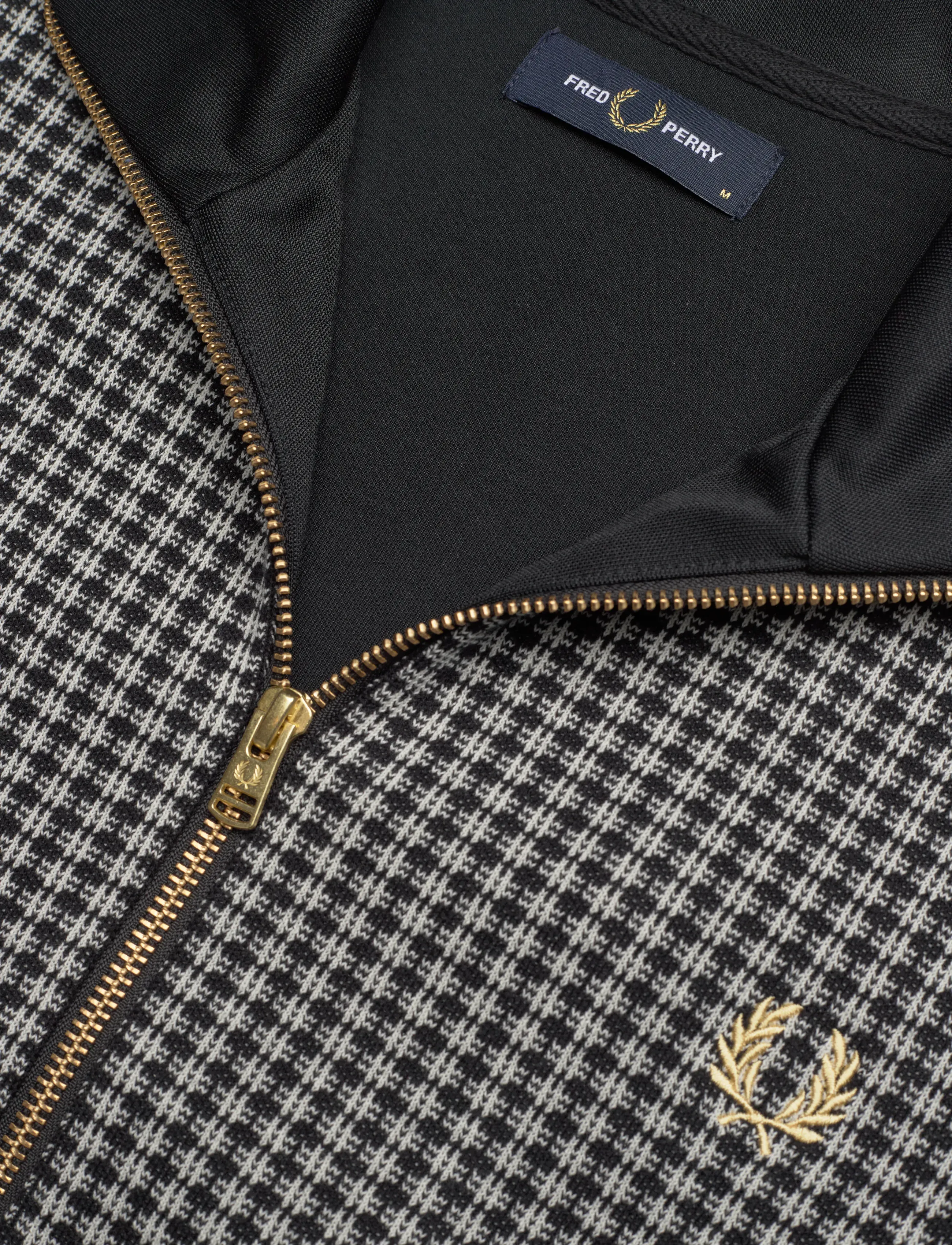 Fred Perry - KNITTED FRONT TRK JKT - nach anlass kaufen - black - 5