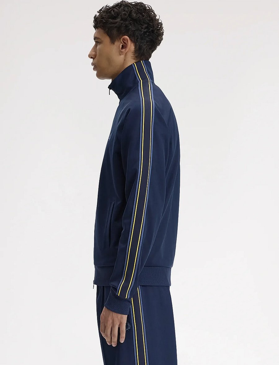 Fred Perry - TRAMLINE TAPE TRACK JKT - dressipluusid - tennis blue - 3