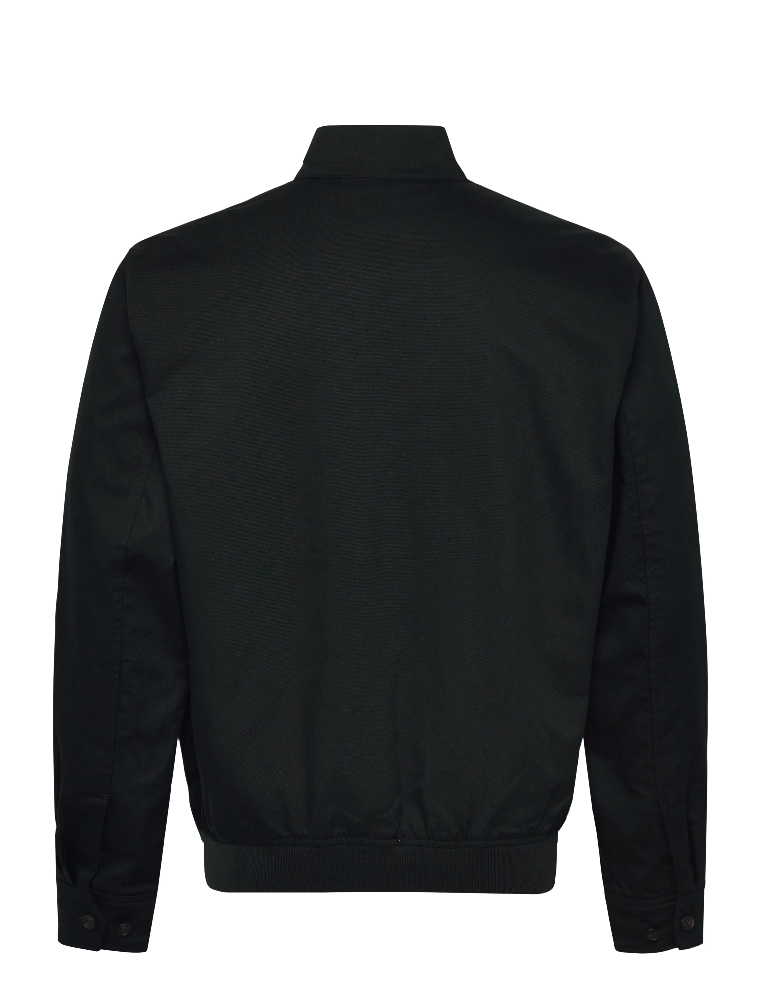 Fred Perry - TWILL HARRINGTON JKT - kevättakit - black - 2