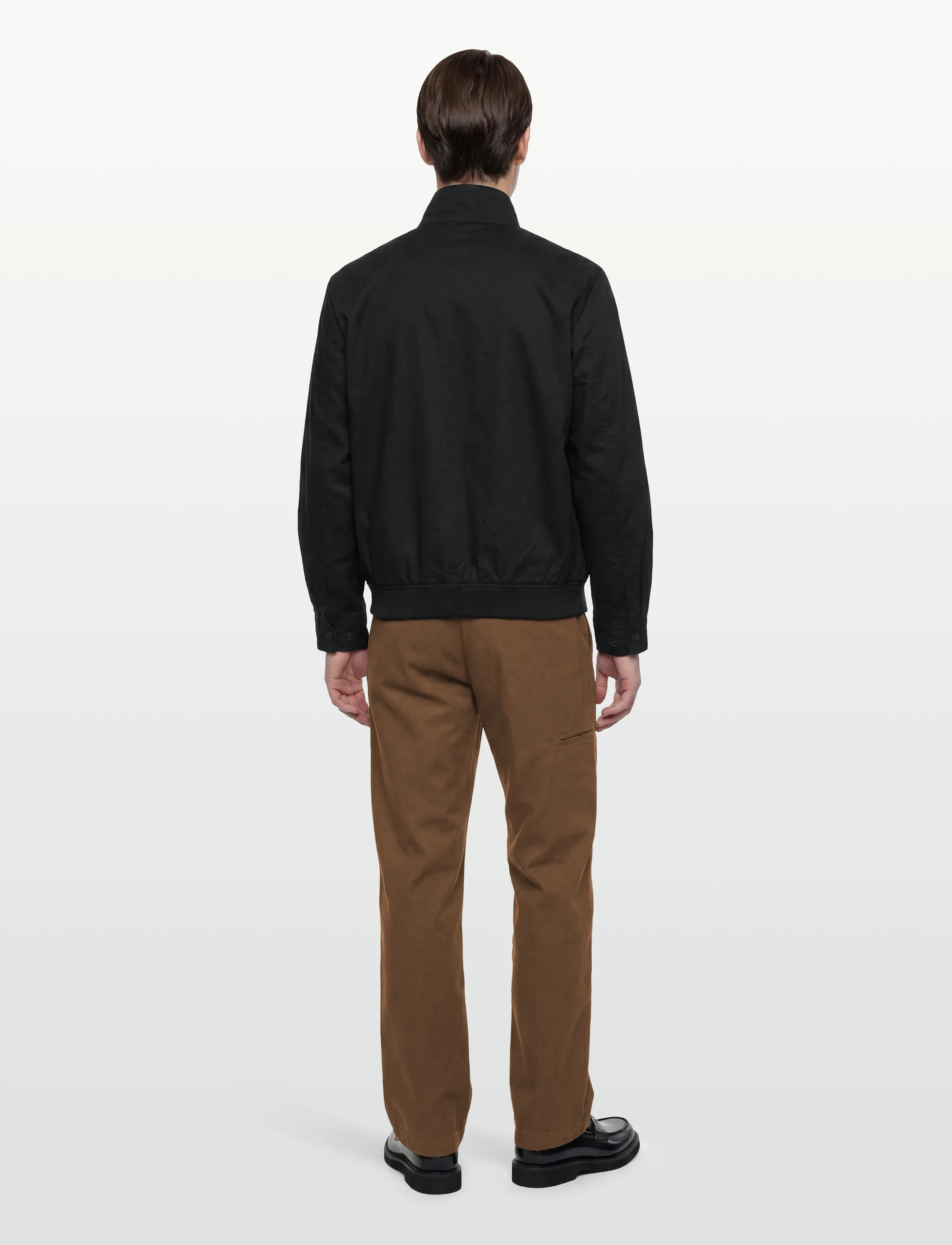 Fred Perry - TWILL HARRINGTON JKT - kevättakit - black - 4