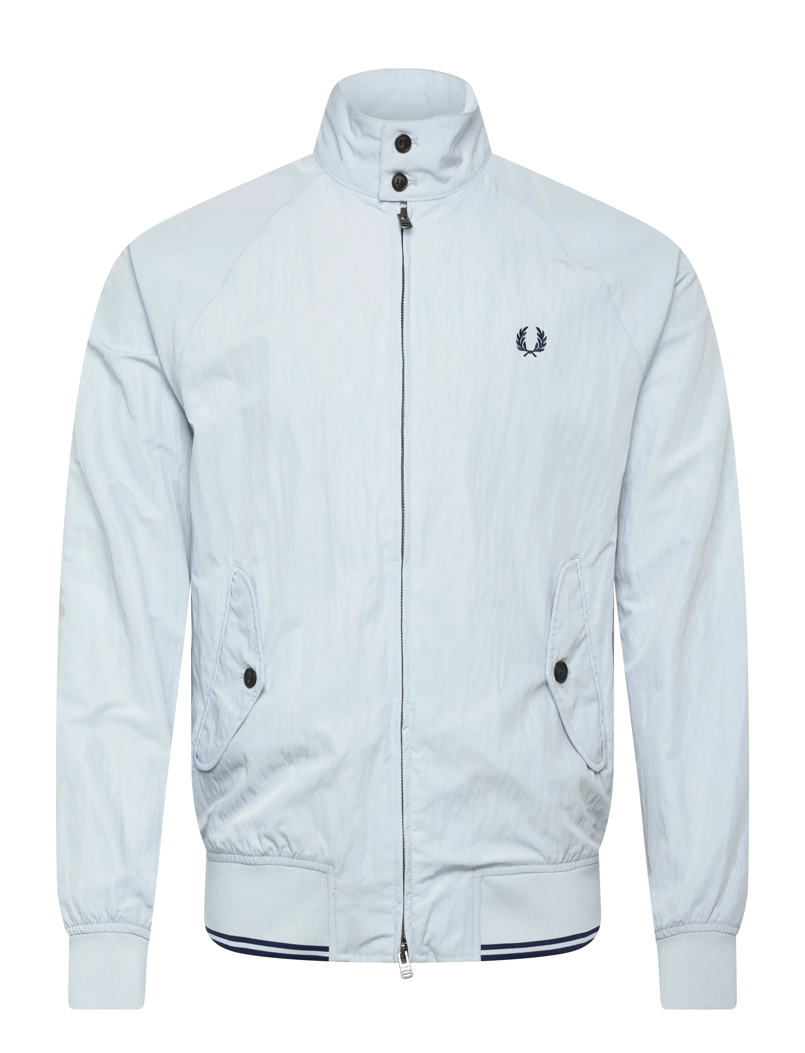 FRED PERRY Crinkle Harrington Jkt Blau - S - Herren