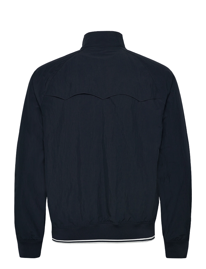 Fred Perry - CRINKLE HARRINGTON JKT - frühlingsjacken - navy - 1