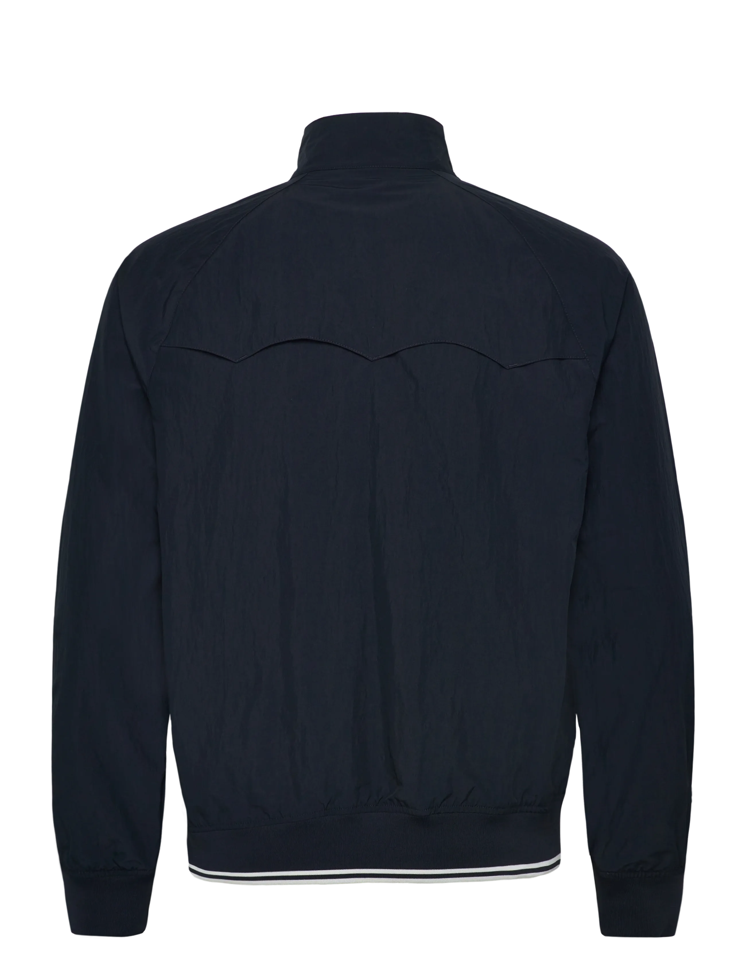 Fred Perry - CRINKLE HARRINGTON JKT - spring jackets - navy - 2