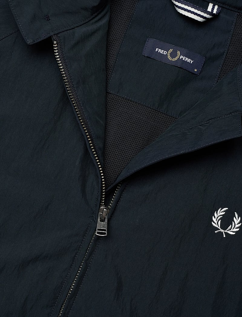 Fred Perry - CRINKLE HARRINGTON JKT - frühlingsjacken - navy - 2