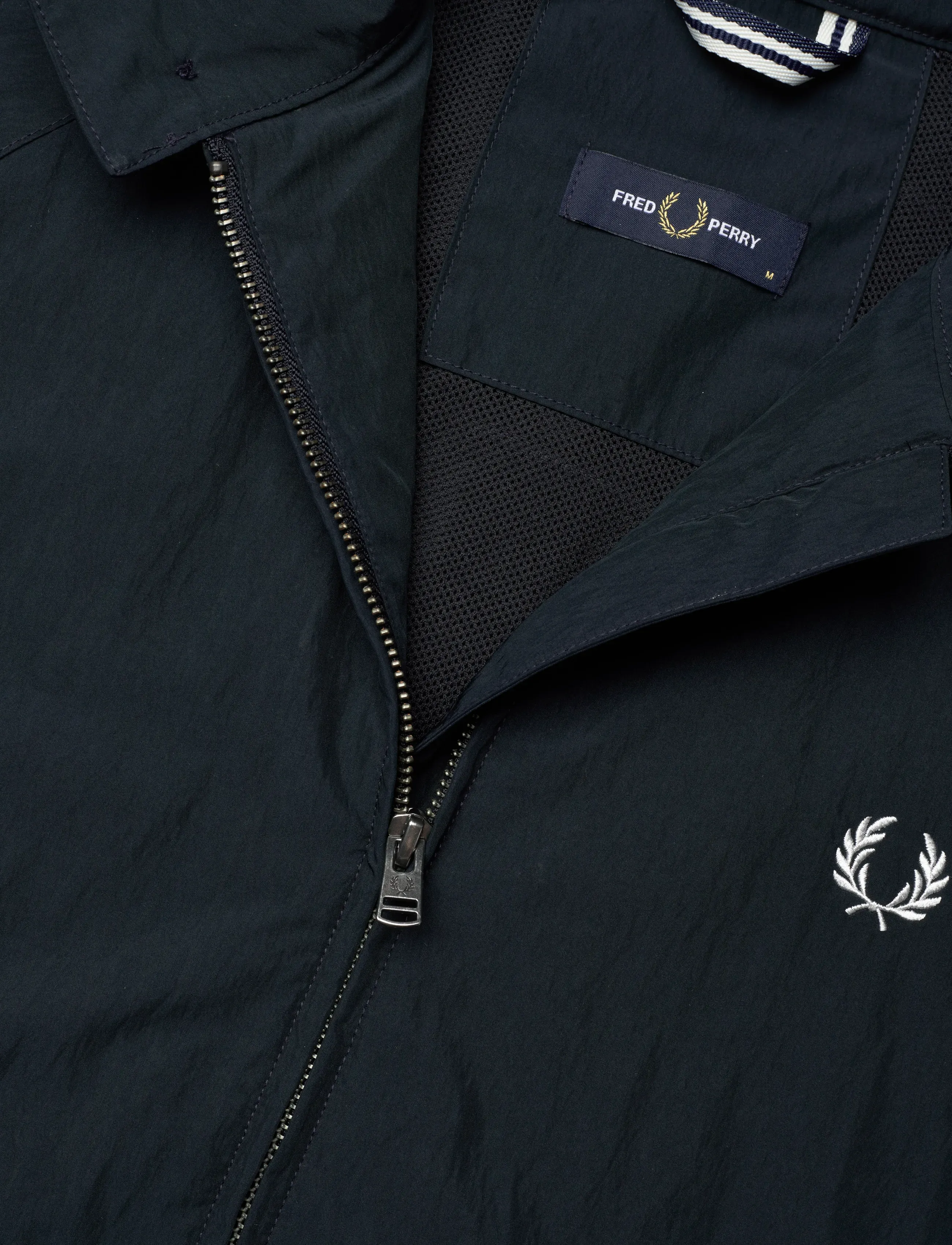 Fred Perry - CRINKLE HARRINGTON JKT - spring jackets - navy - 5