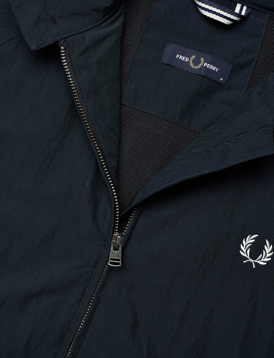 Fred Perry - CRINKLE HARRINGTON JKT - höstjackor - navy - 5