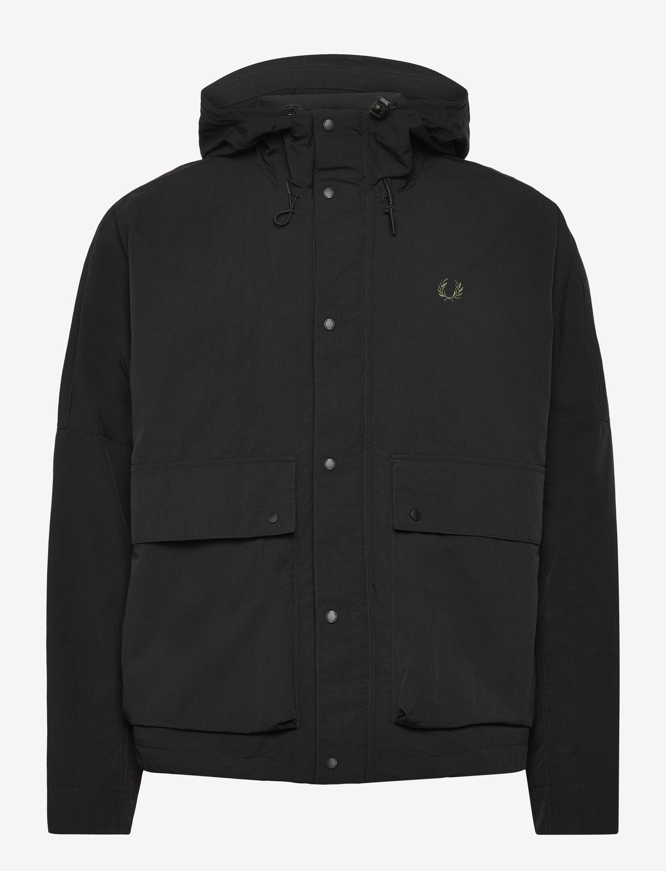 Fred Perry - CROPPED RIPSTOP PARKA - forårsjakker - black - 0