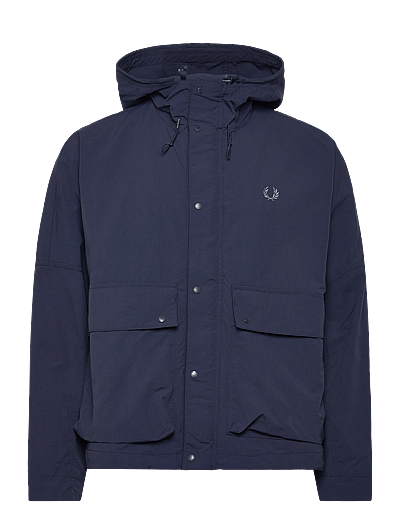 Fred Perry CROPPED RIPSTOP PARKA - Fred Perry - TENNIS BLUE / navy