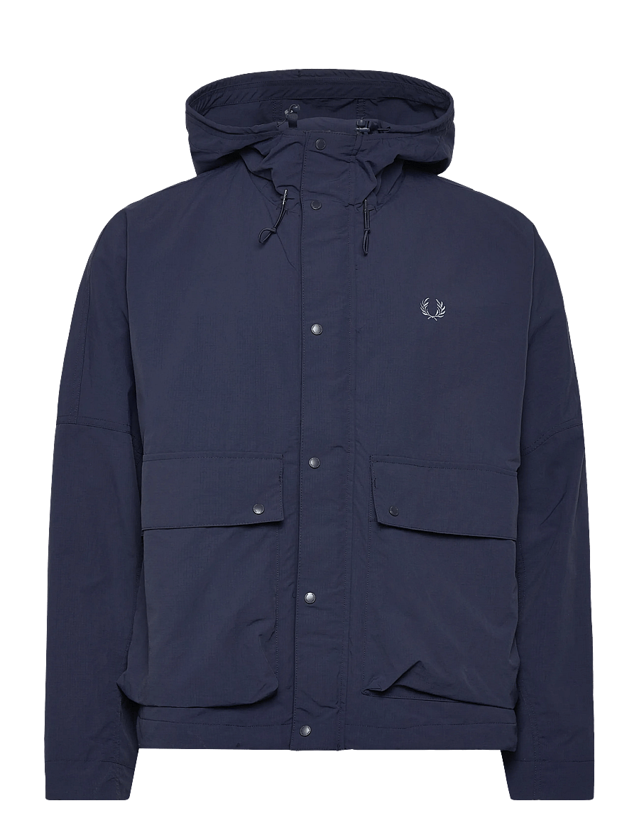 Fred Perry - CROPPED RIPSTOP PARKA - fall jackets - tennis blue - 1