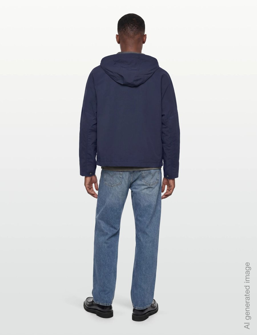 Fred Perry - CROPPED RIPSTOP PARKA - fall jackets - tennis blue - 4