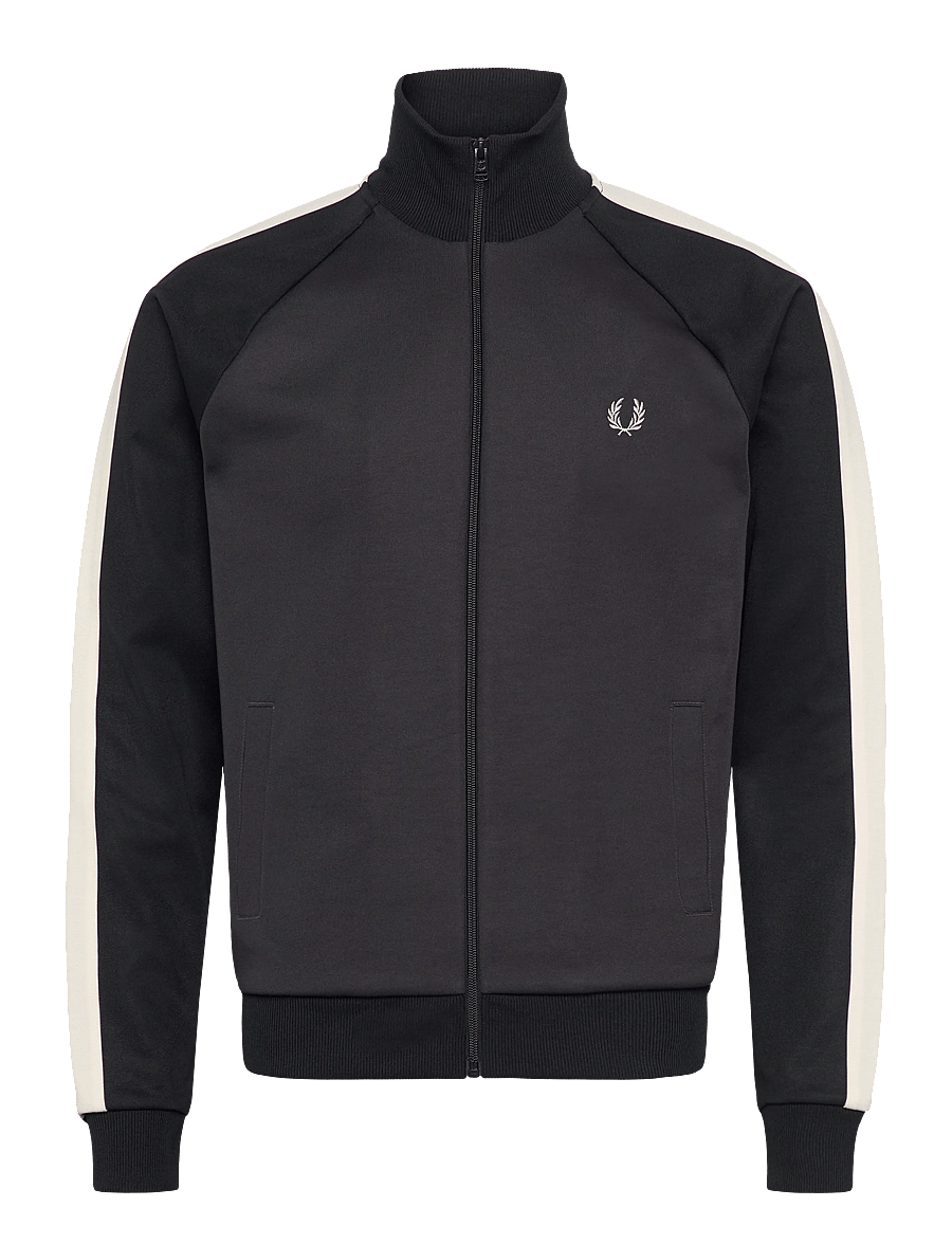 Fred Perry - CONTRAST SLEEVE TRACK JKT - shoppa efter tillfälle - anchor grey - 1