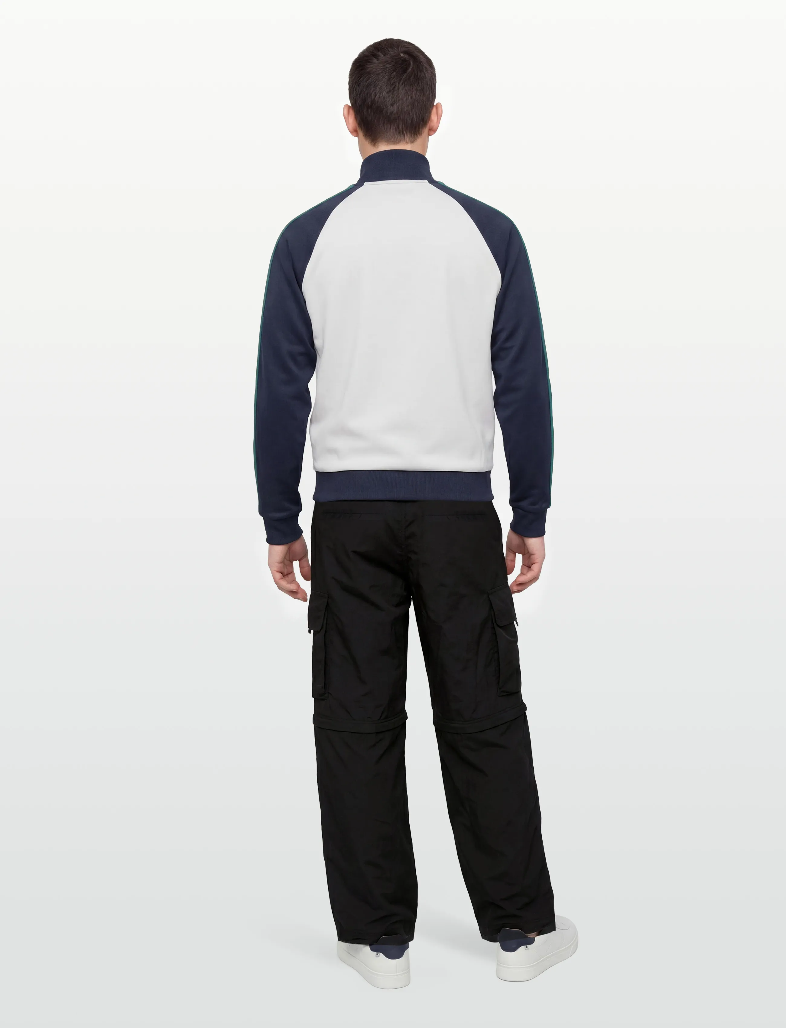 Fred Perry - CONTRAST SLEEVE TRACK JKT - træningsjakker - snow white - 4