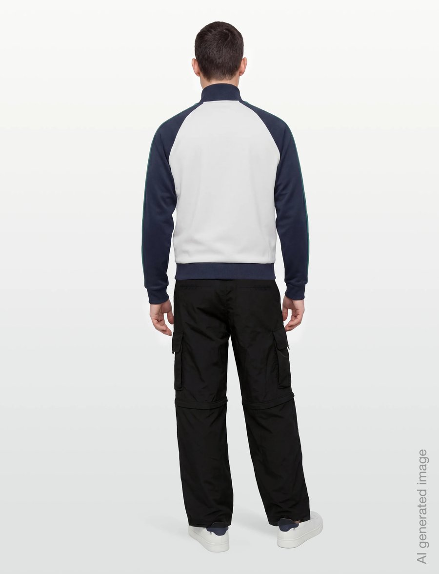 Fred Perry - CONTRAST SLEEVE TRACK JKT - sweatshirts - snow white - 4