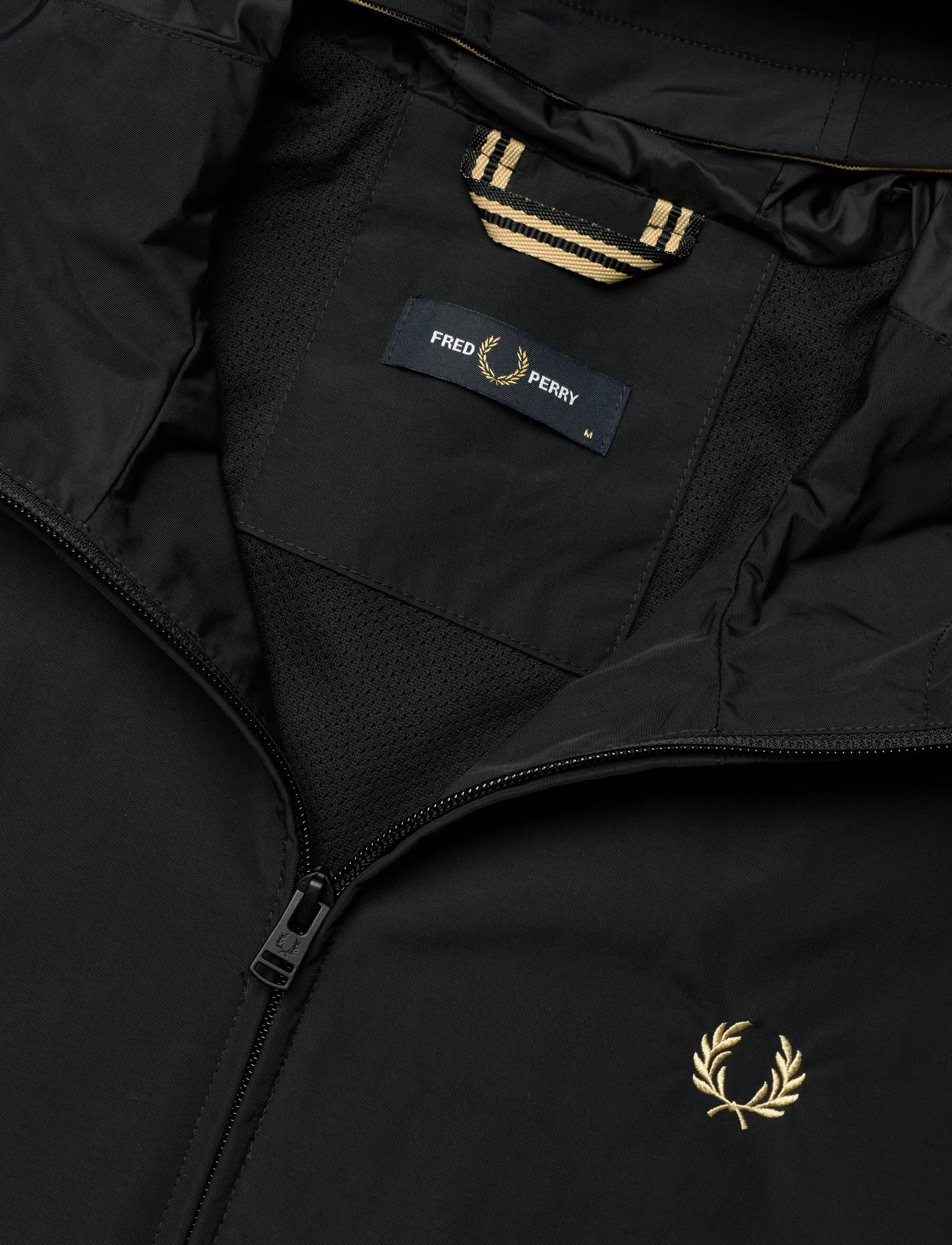 Fred Perry - HOODED BRENTHAM JKT - frühlingsjacken - black - 5