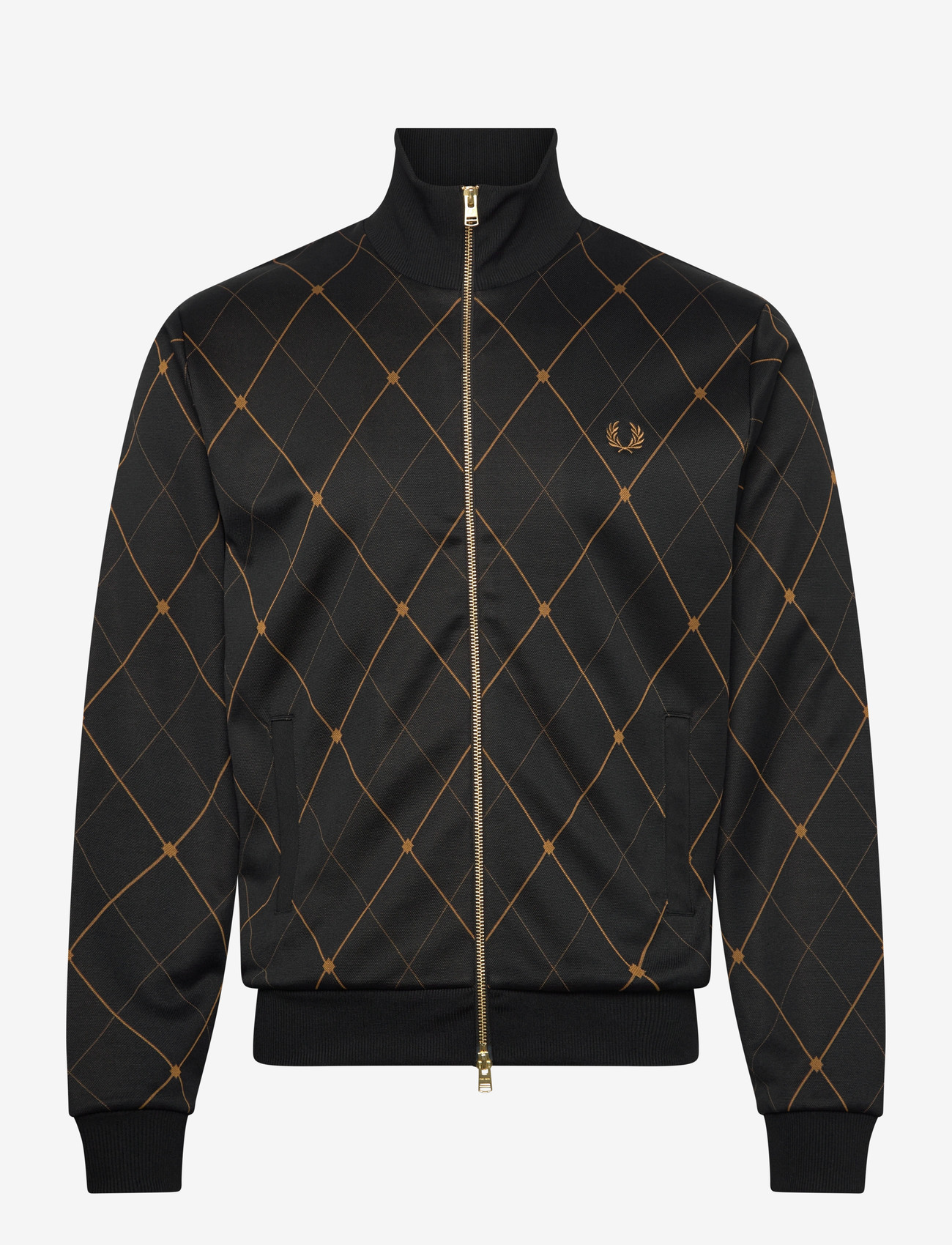 Fred Perry - ARGYLE TRACK JACKET - forårsjakker - black - 1