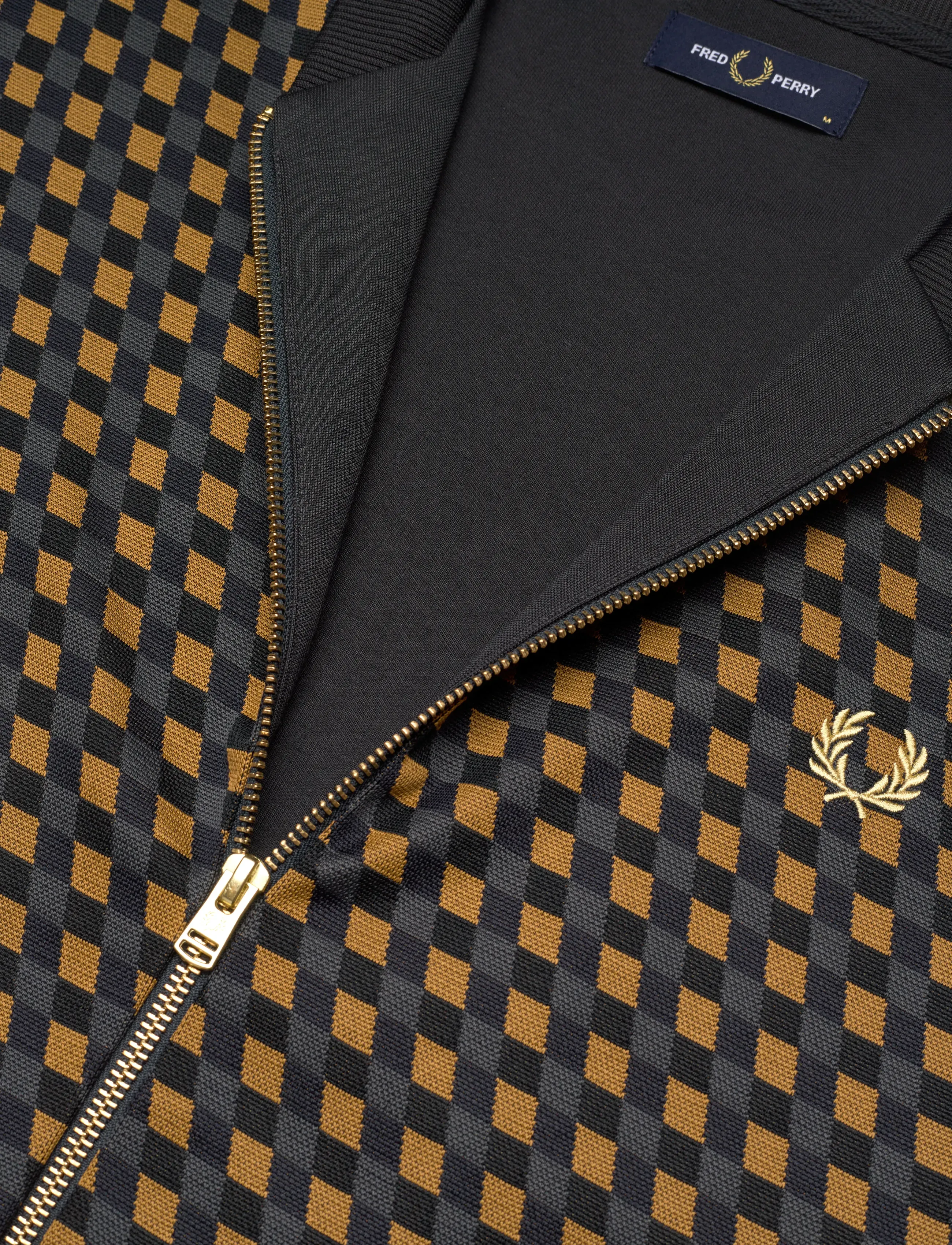 Fred Perry - GEOMETRIC TRACK JACKET - vårjackor - anchor grey - 4