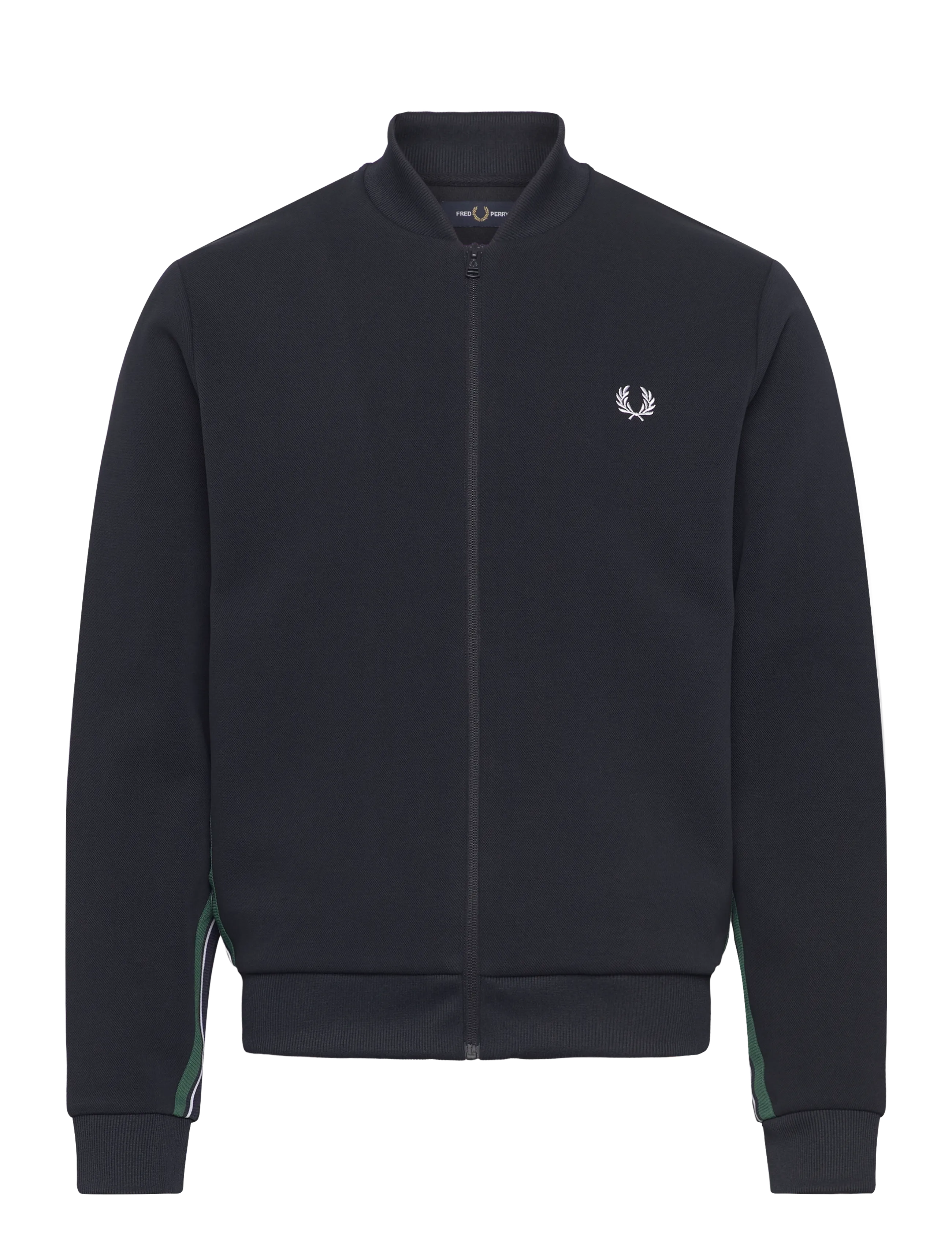 FRED PERRY Stripe Tape Track Jacke Navy - S - Herren