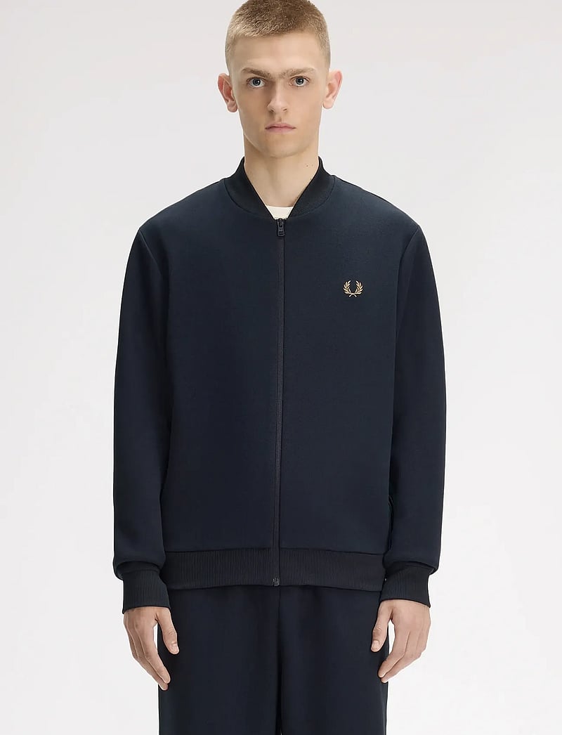 Fred Perry - STRIPE TAPE TRACK JACKET - nach anlass kaufen - navy - 0