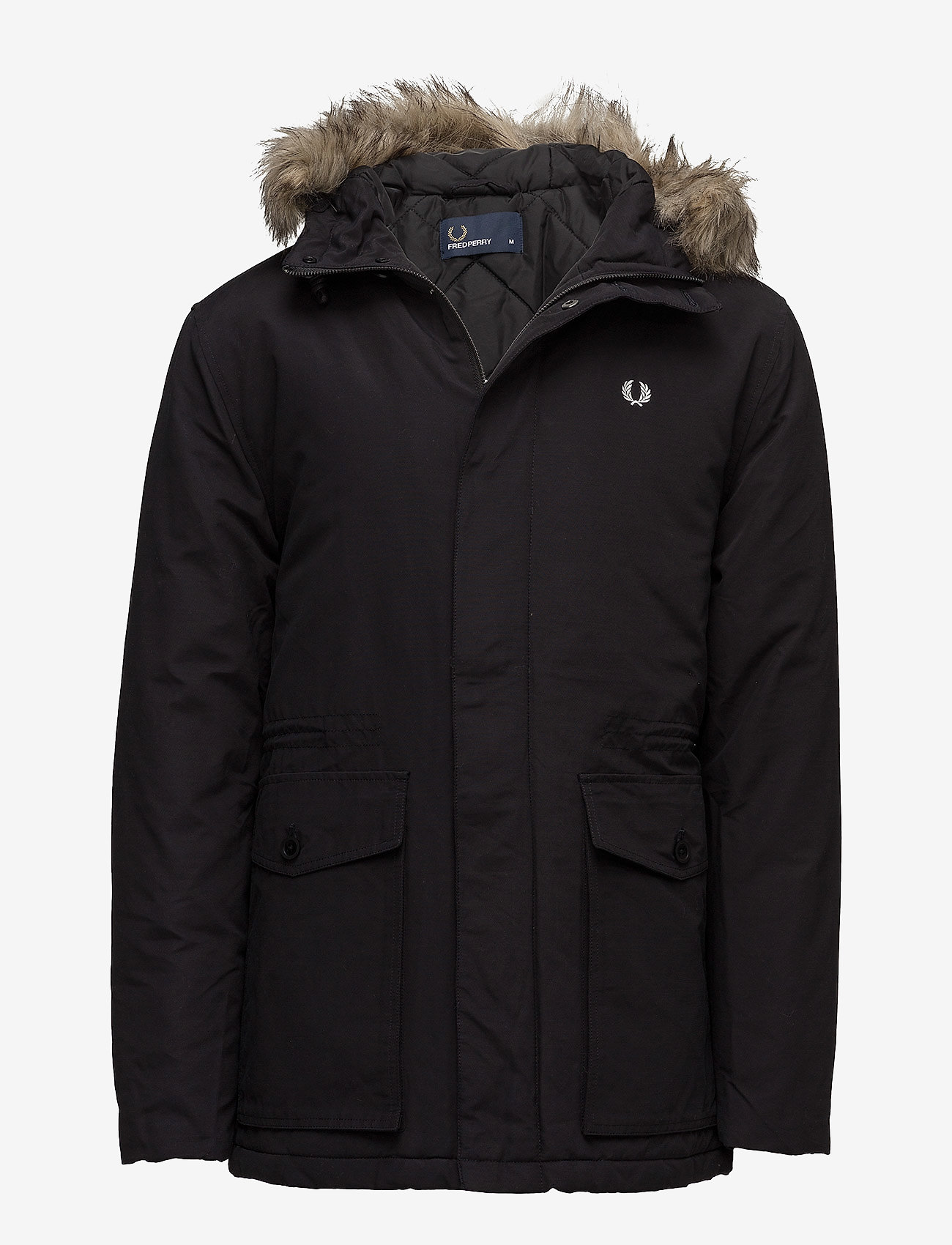 QUILTED FUR TRIM PARKA