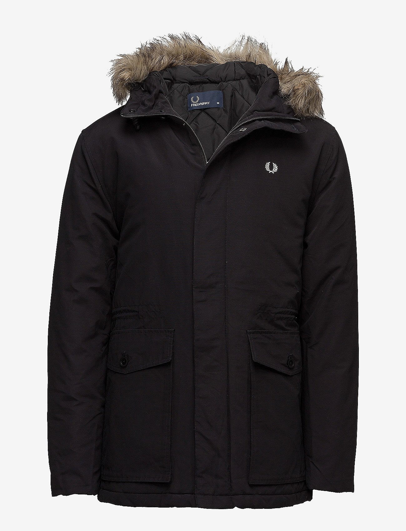QUILTED FUR TRIM PARKA
