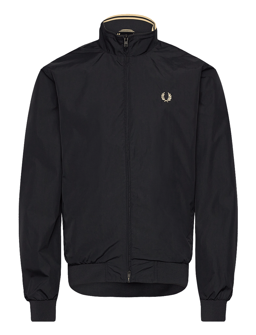 Fred Perry - BRENTHAM JACKET - vestes légères use default - black - 1