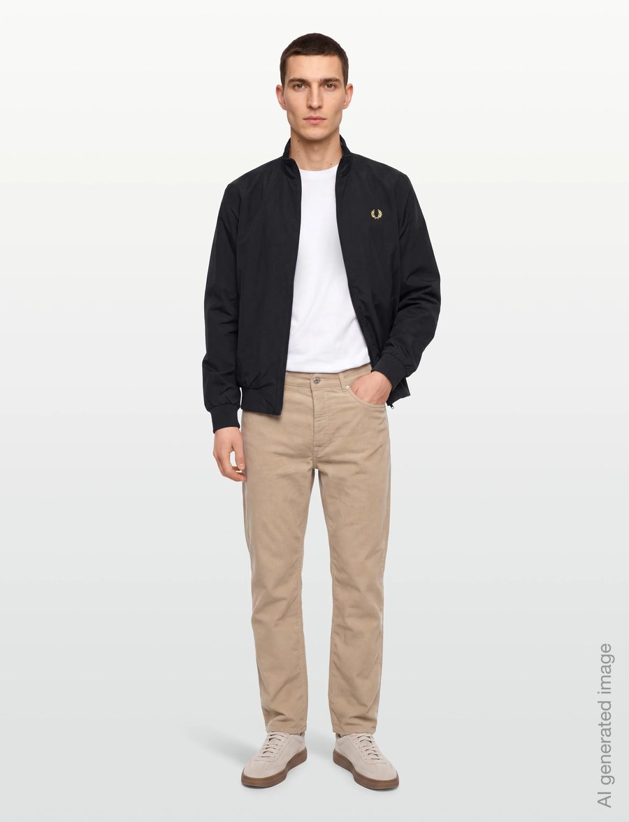 Fred Perry - BRENTHAM JACKET - vestes légères use default - black - 0