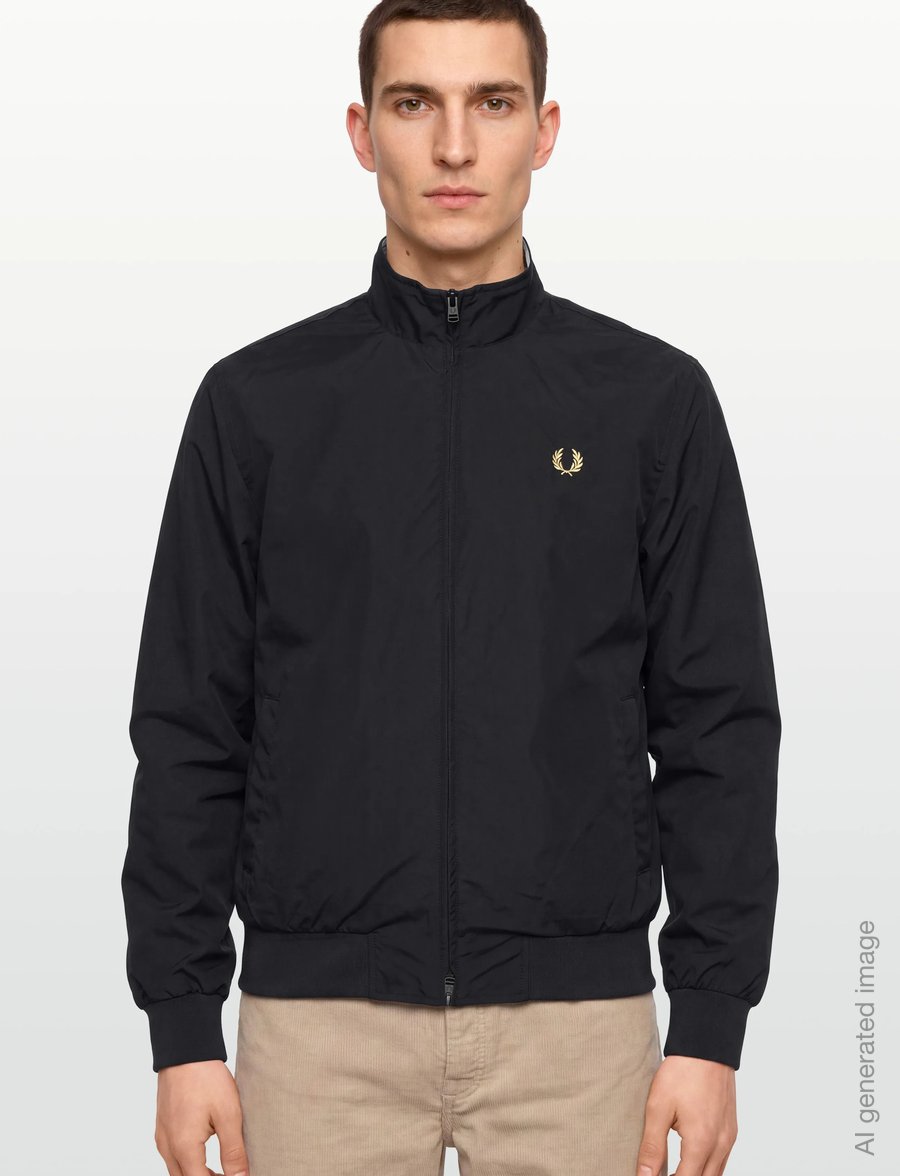 Fred Perry - BRENTHAM JACKET - vestes légères use default - black - 3