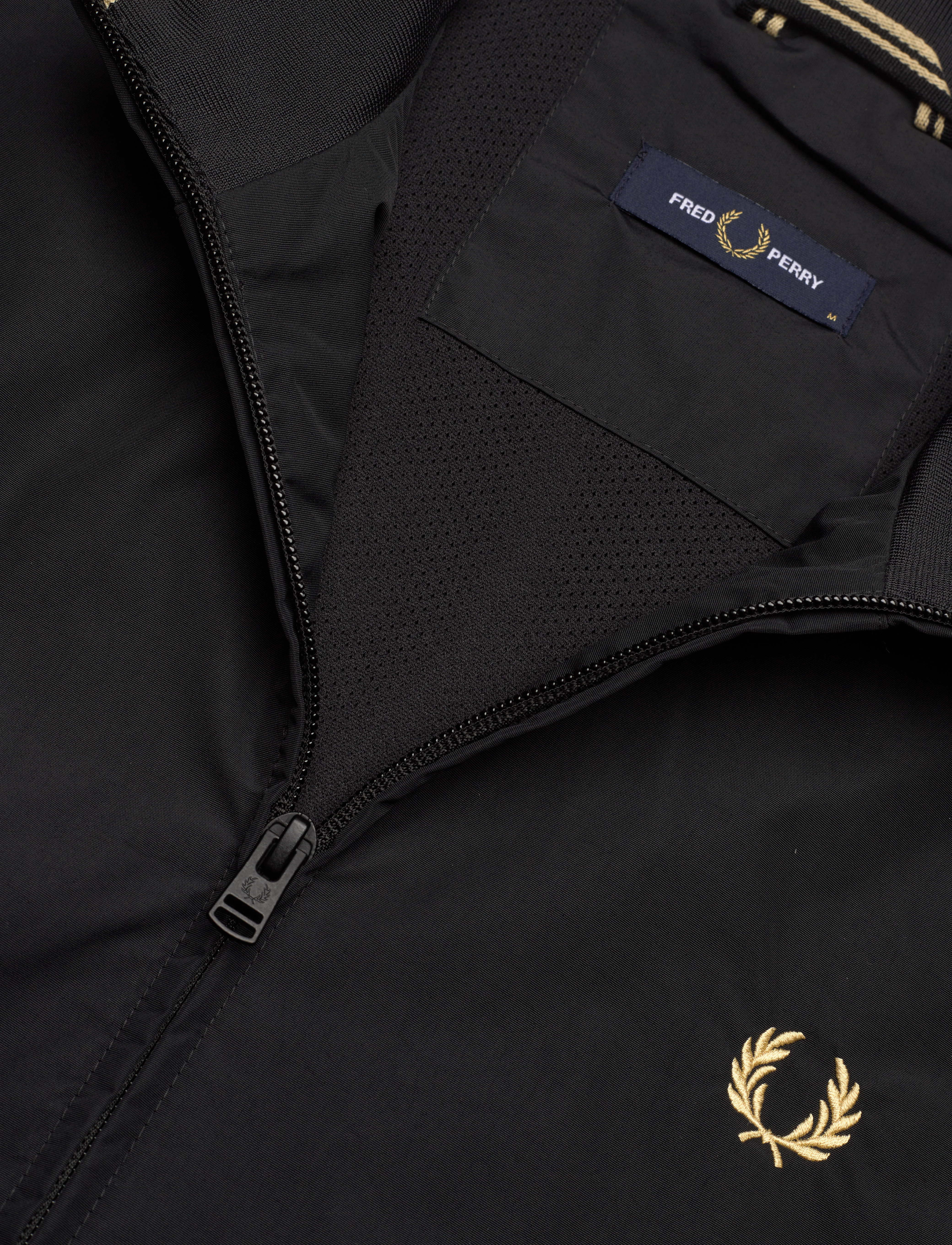 Fred Perry - THE BRENTHAM JACKET - lendurijakid - black - 2