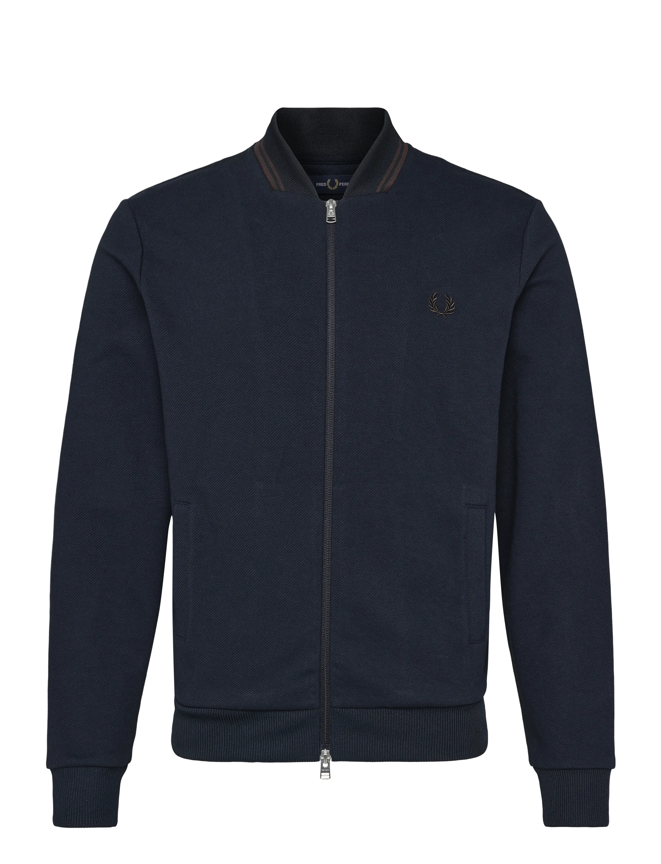 Fred Perry - TIPPED BOMBER TRACK JKT - sügisjoped - navy - 1