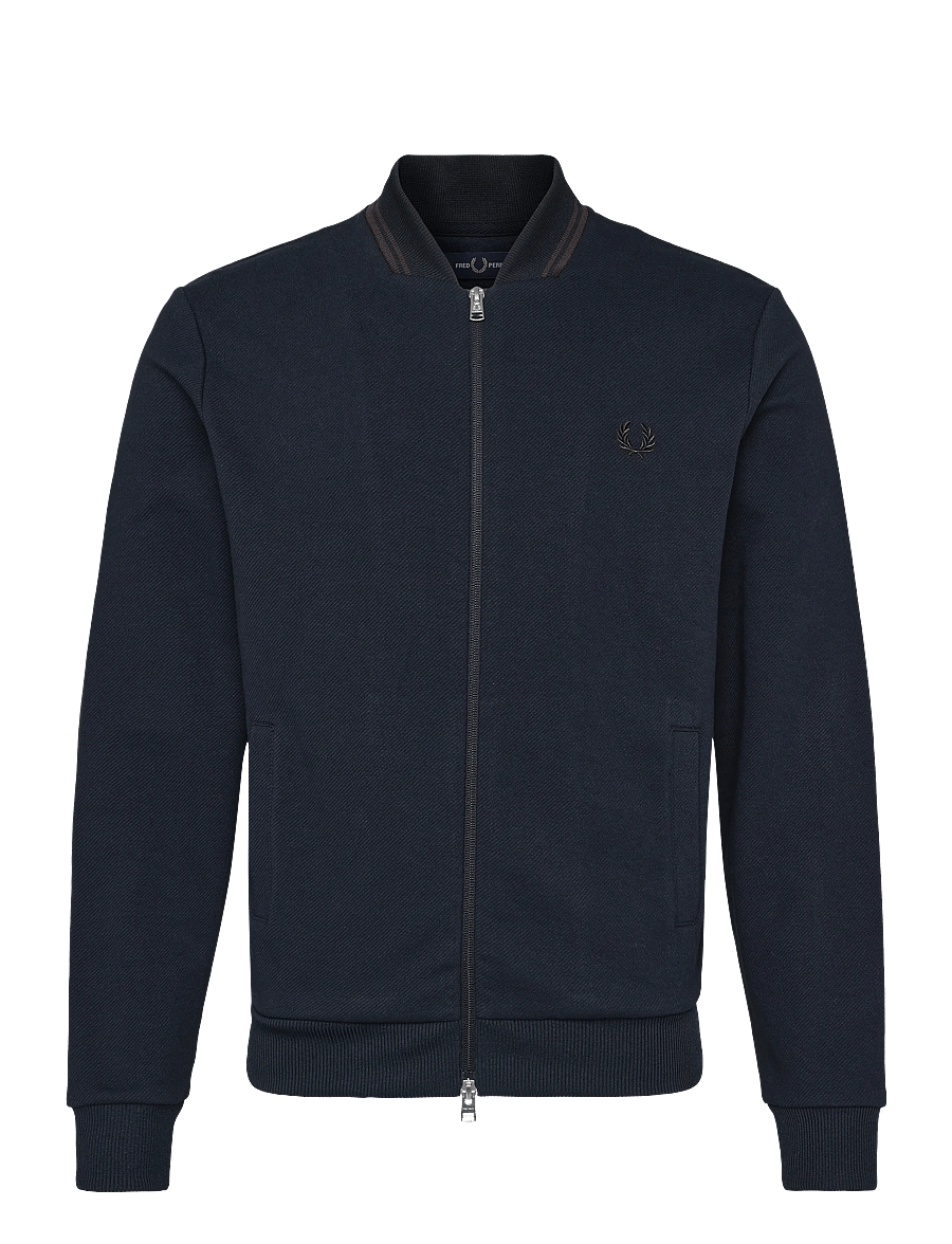 Fred Perry - TIPPED BOMBER TRACK JKT - sügisjoped - navy - 1