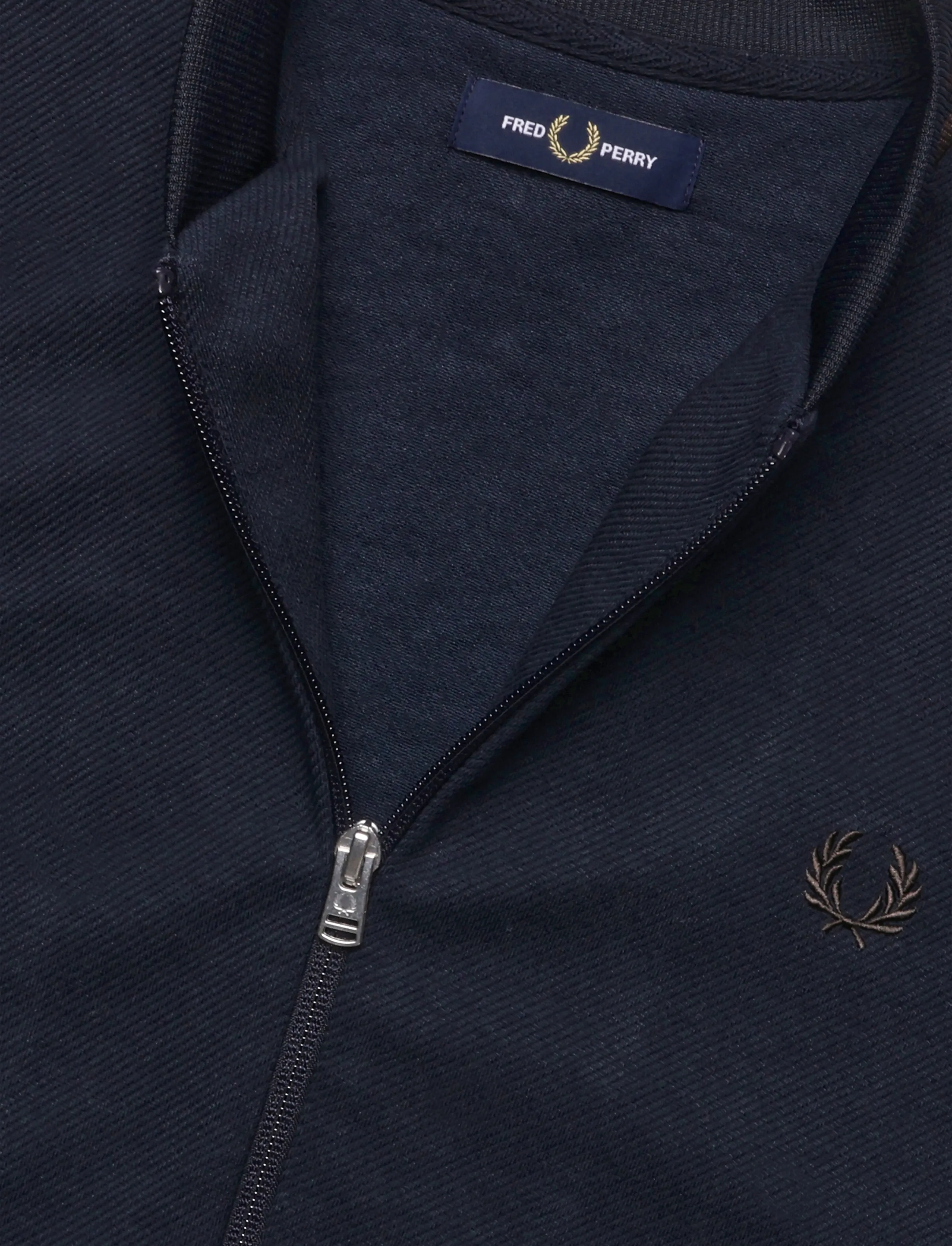Fred Perry - TIPPED BOMBER TRACK JKT - sügisjoped - navy - 4